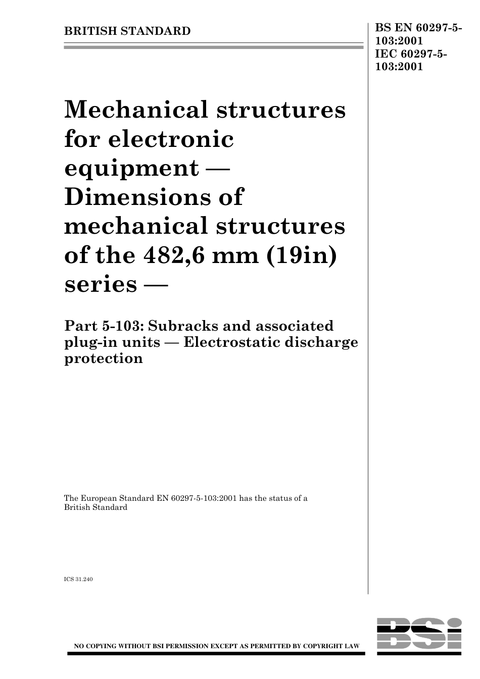 BS EN 60297-5-103-2001.pdf_第1页