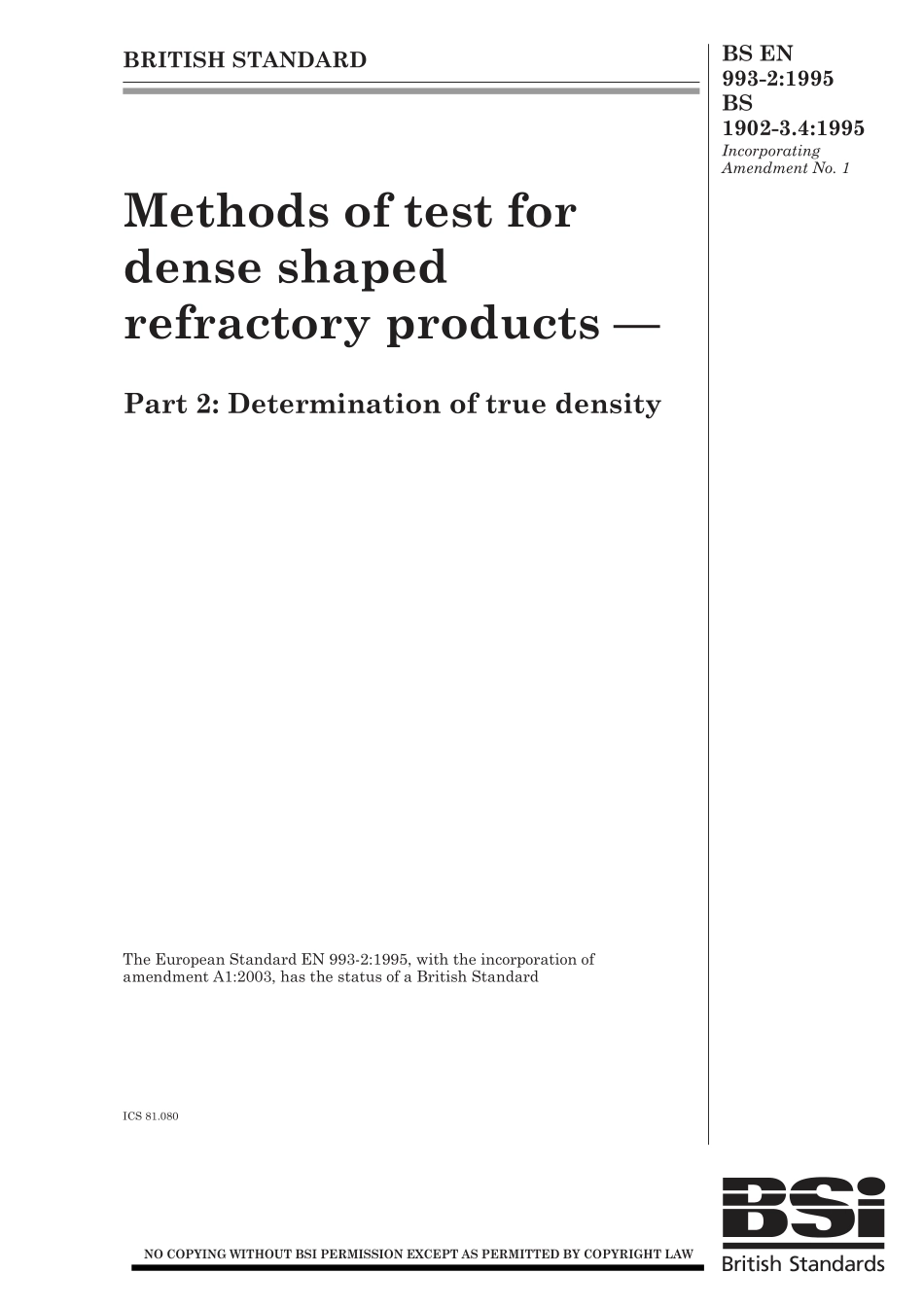 BS EN 00993-2-1995 (2004).pdf_第1页