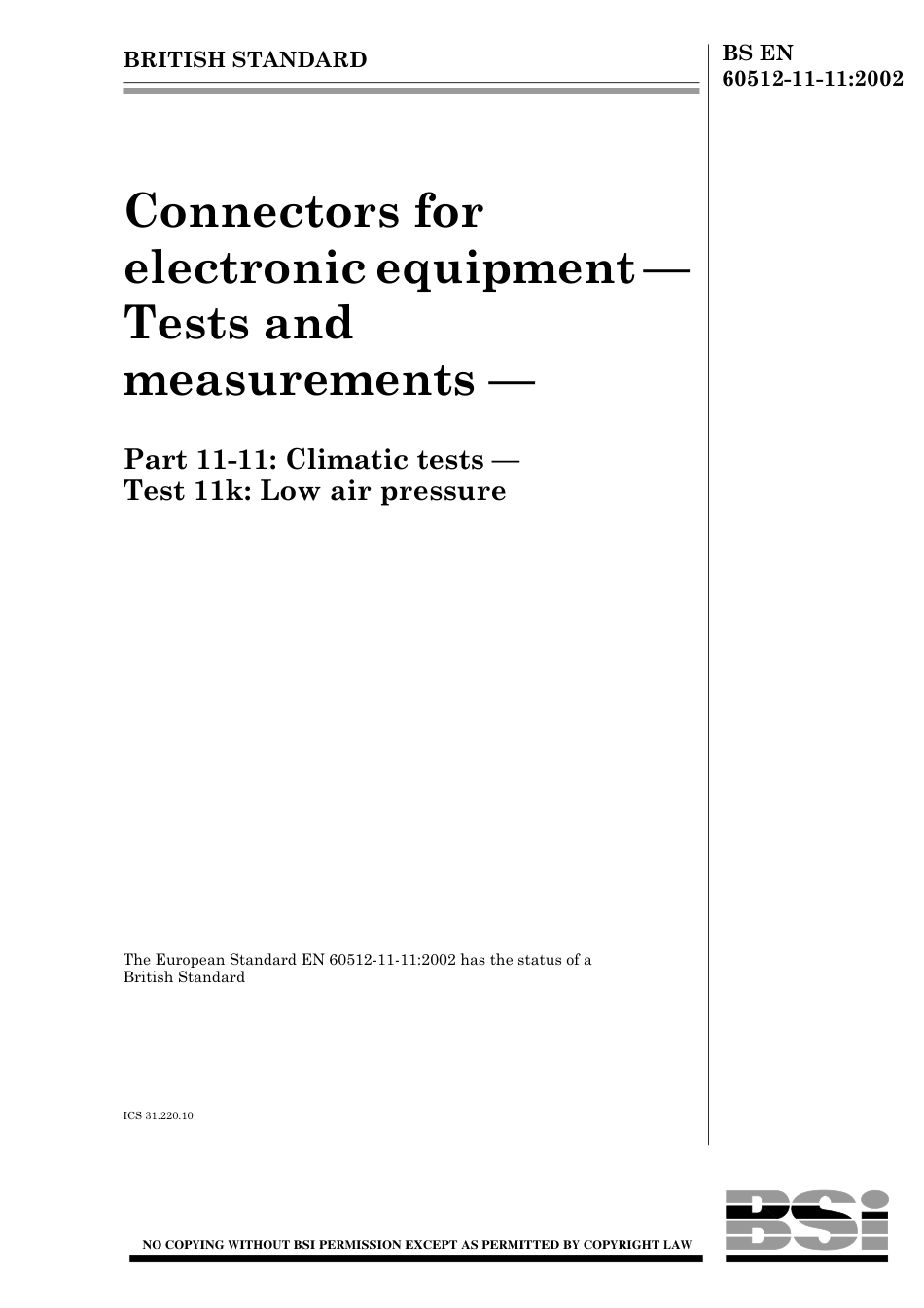 BS EN 60512-11-11-2002.pdf_第1页