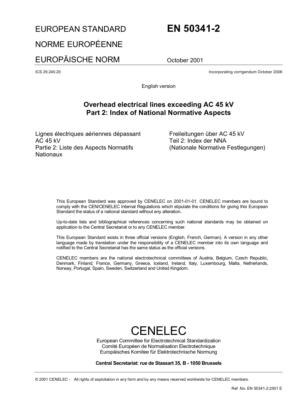 BS EN 50341-2-2001 (2007).pdf_第3页