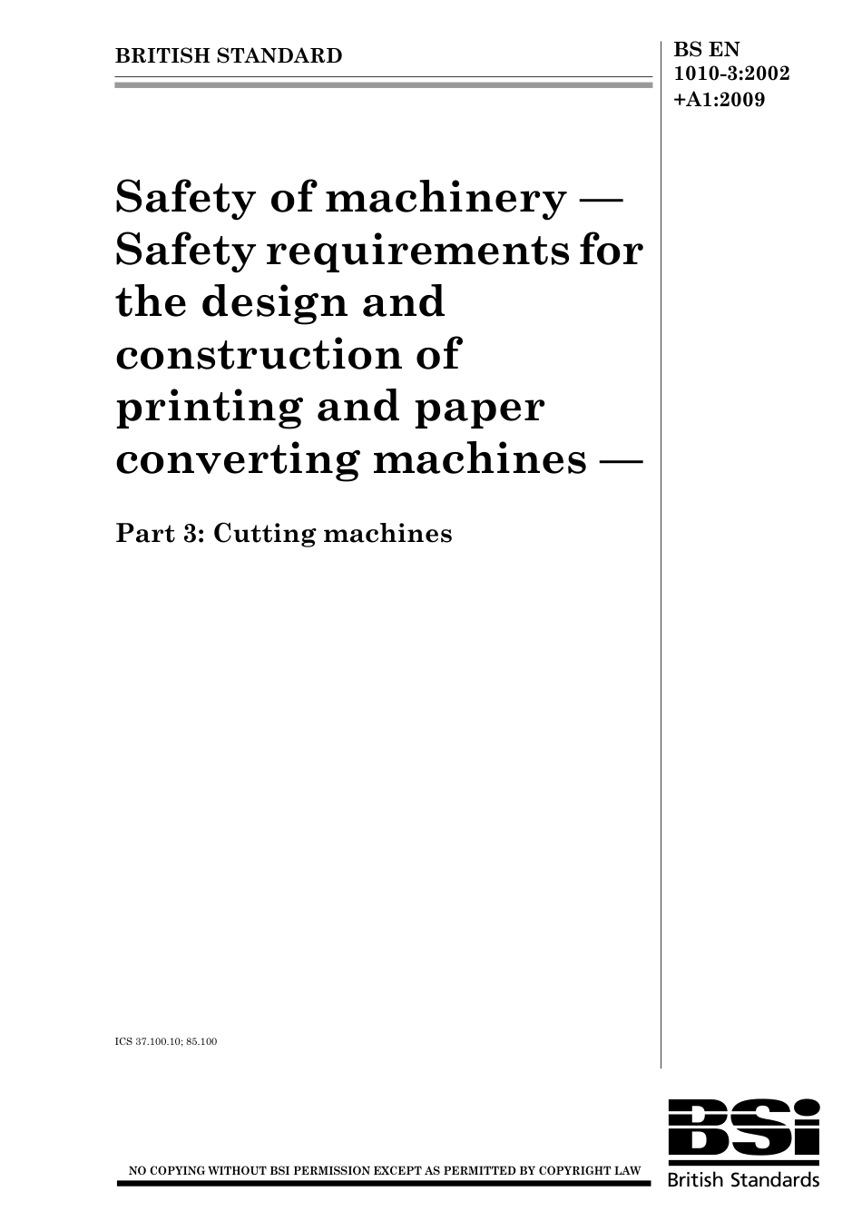 BS EN 01010-3-2002 + A1-2009.pdf_第1页