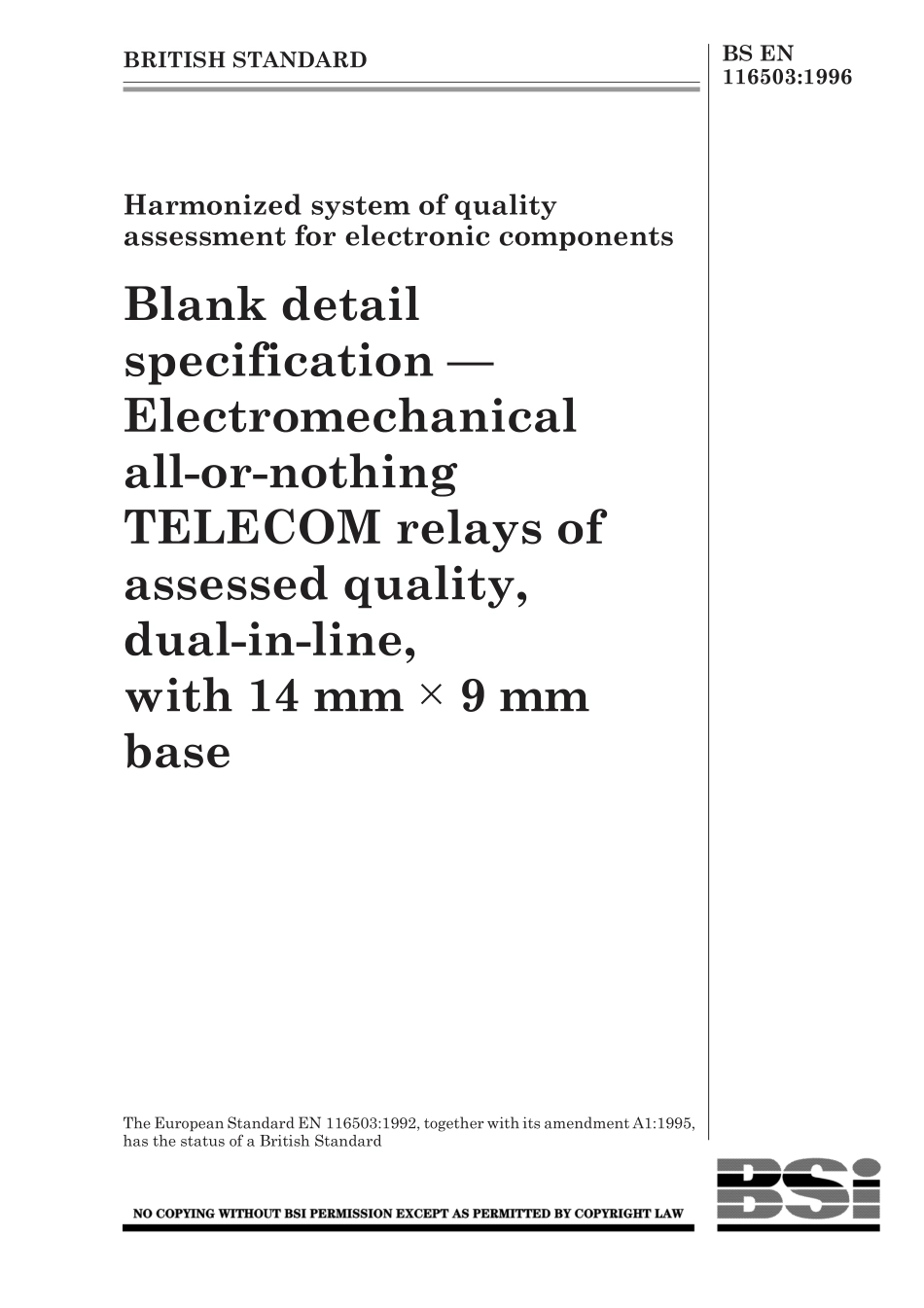 BS EN 116503-1996 (1999).pdf_第1页