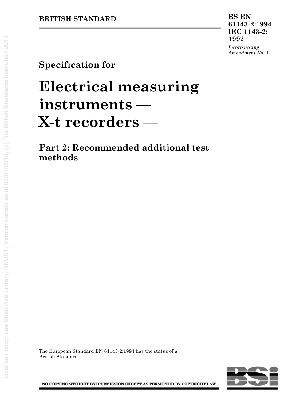 BS EN 61143-2-1994 (2000).pdf_第1页