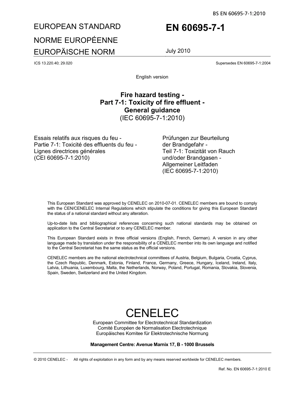 BS EN 60695-7-1-2010.pdf_第3页