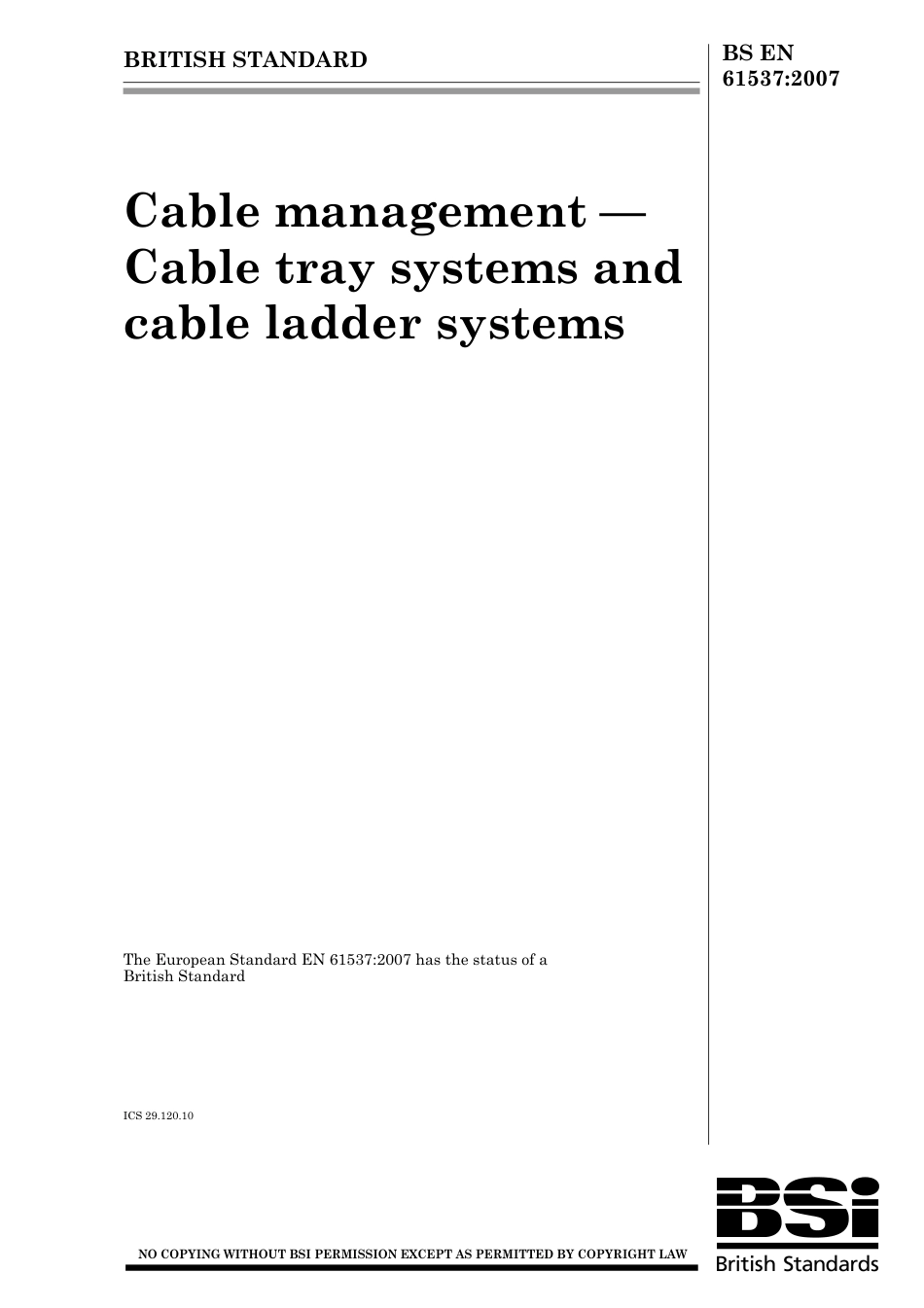 BS EN 61537-2007.pdf_第1页