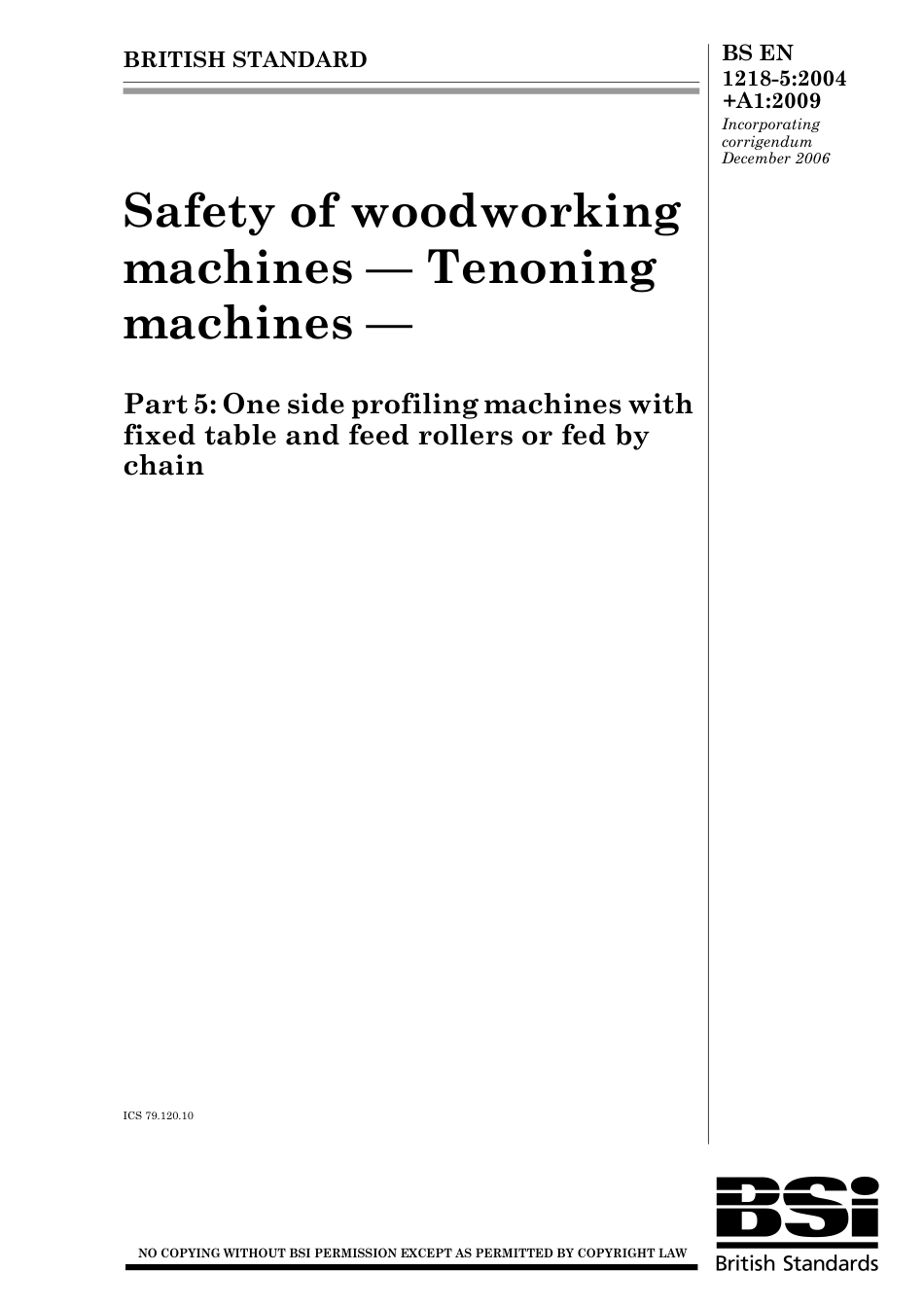 BS EN 01218-5-2004 + A1-2009.pdf_第1页