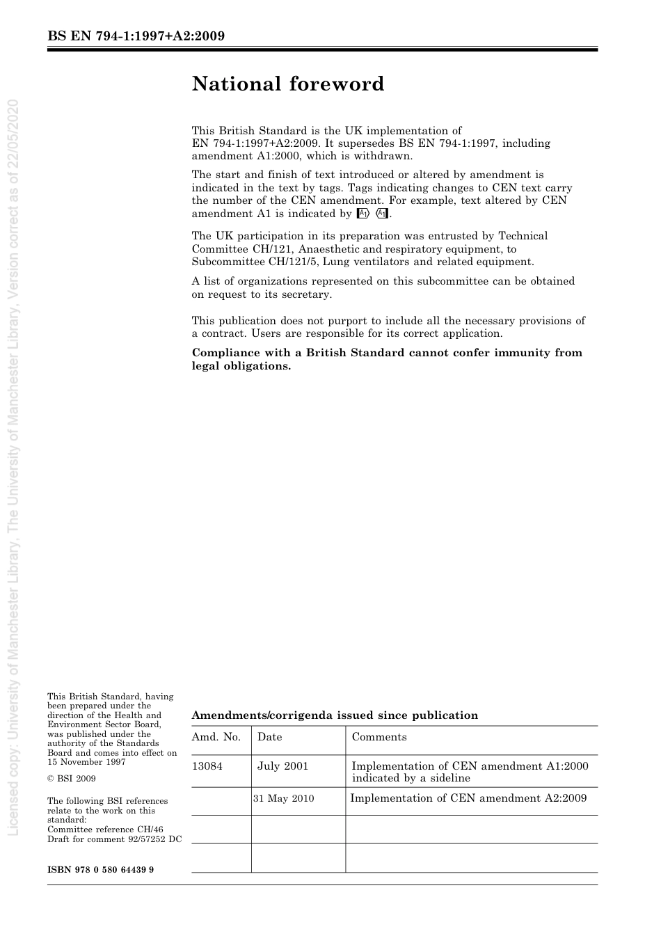 BS EN 00794-1-1997 + A2-2009.pdf_第2页