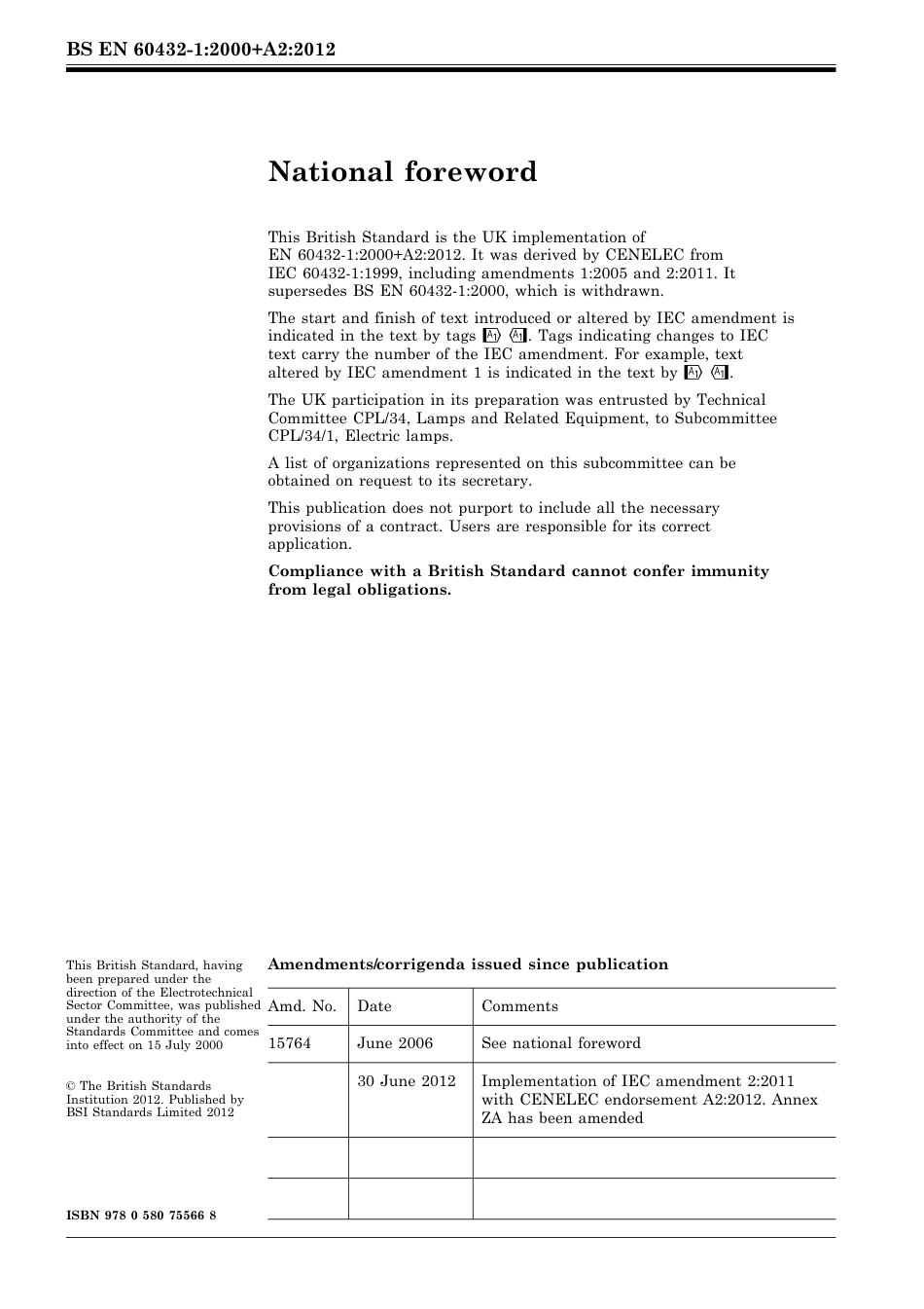 BS EN 60432-1-2000 + A2-2012.pdf_第2页