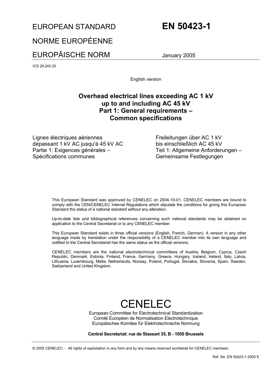 BS EN 50423-1-2005.pdf_第3页