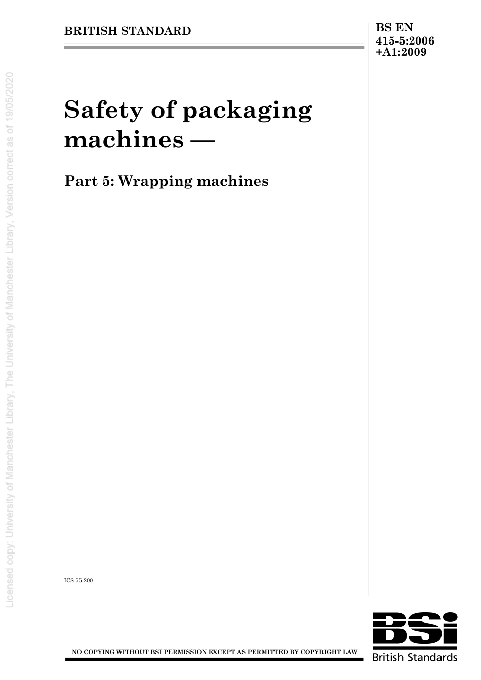 BS EN 00415-5-2006 + A1-2009.pdf_第1页