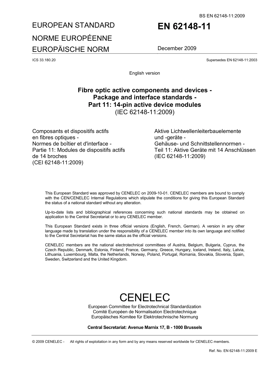 BS EN 62148-11-2009.pdf_第3页