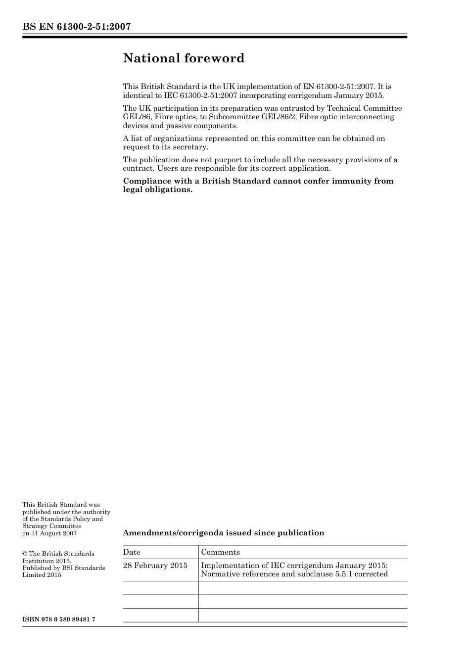 BS EN 61300-2-51-2007 (2015).pdf_第2页