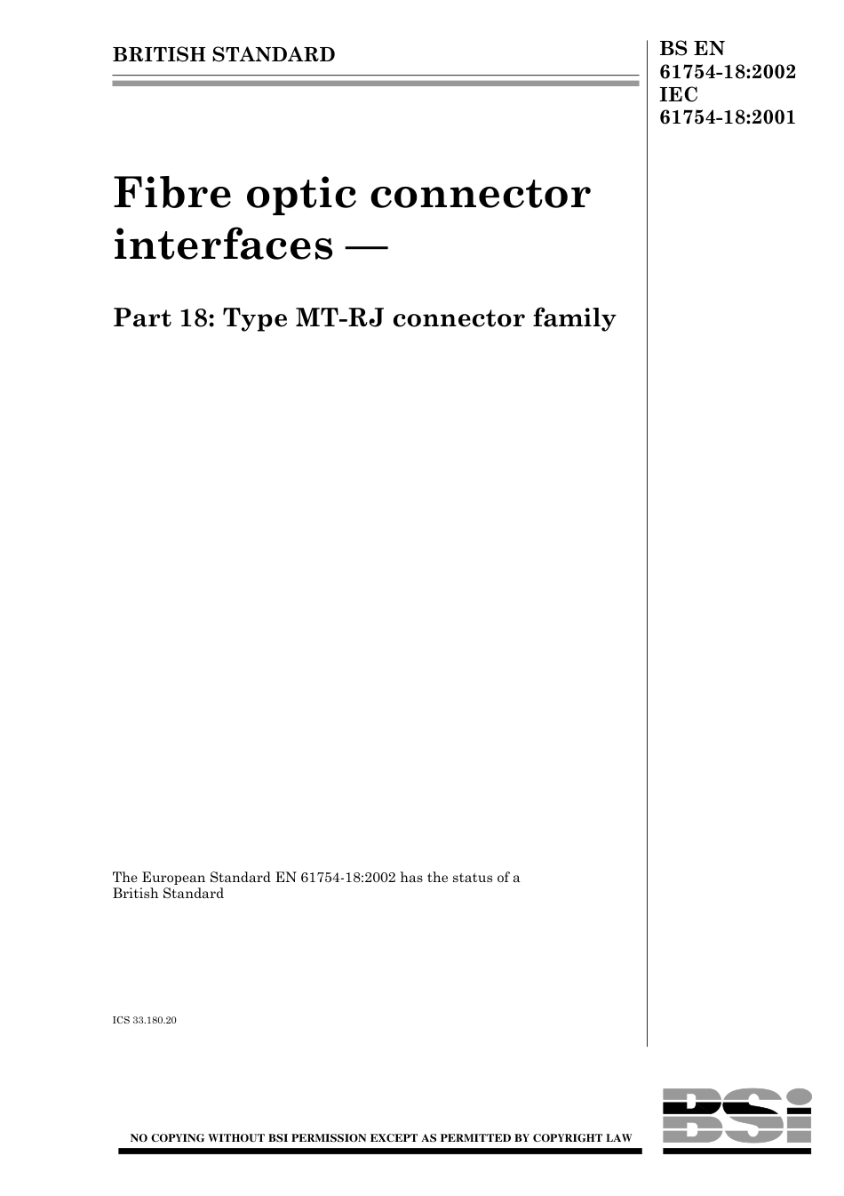 BS EN 61754-18-2002.pdf_第1页