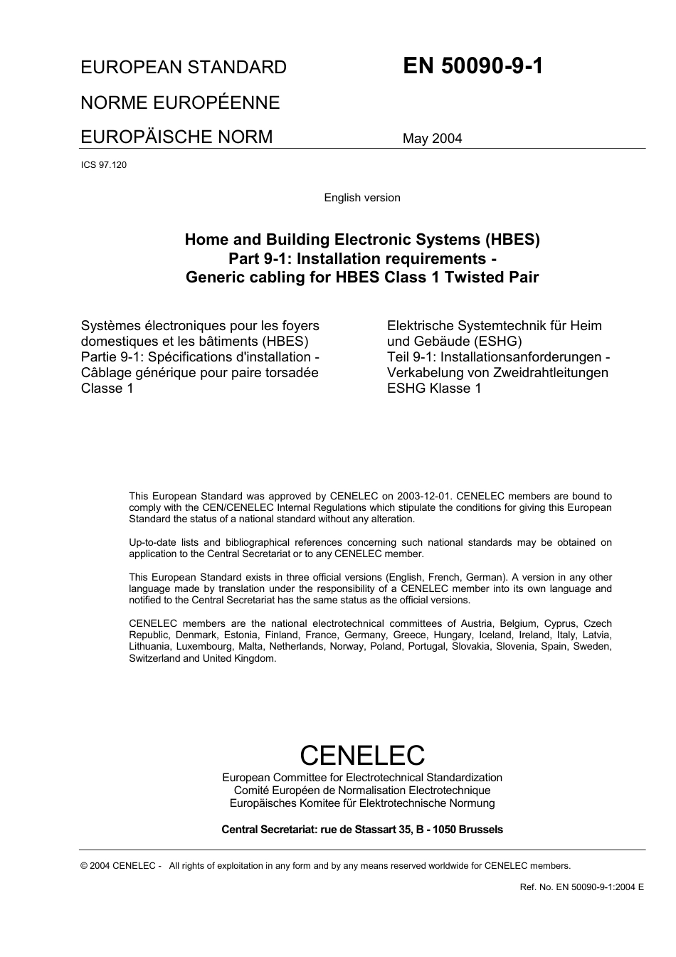 BS EN 50090-9-1-2004.pdf_第3页