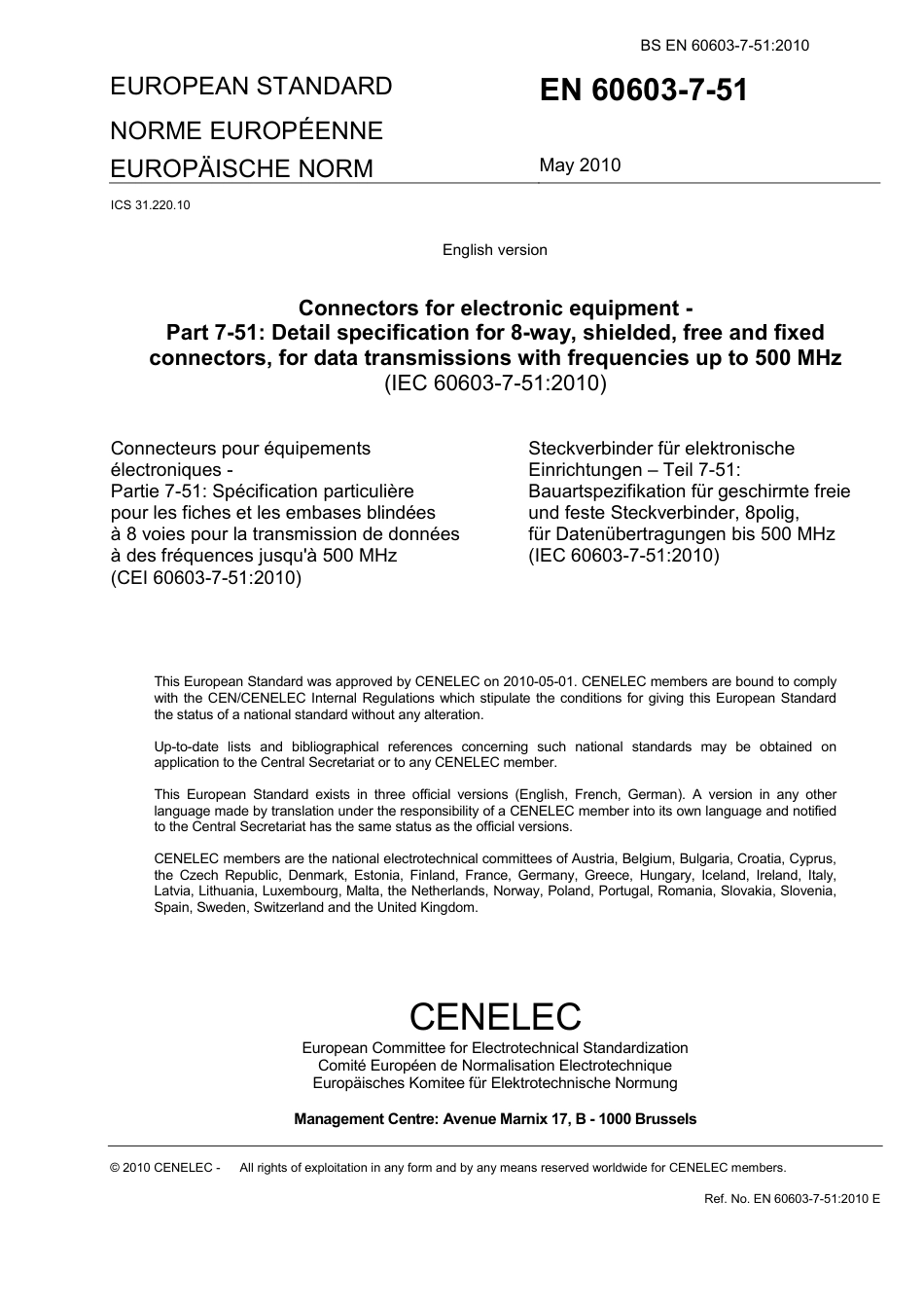 BS EN 60603-7-51-2010.pdf_第3页