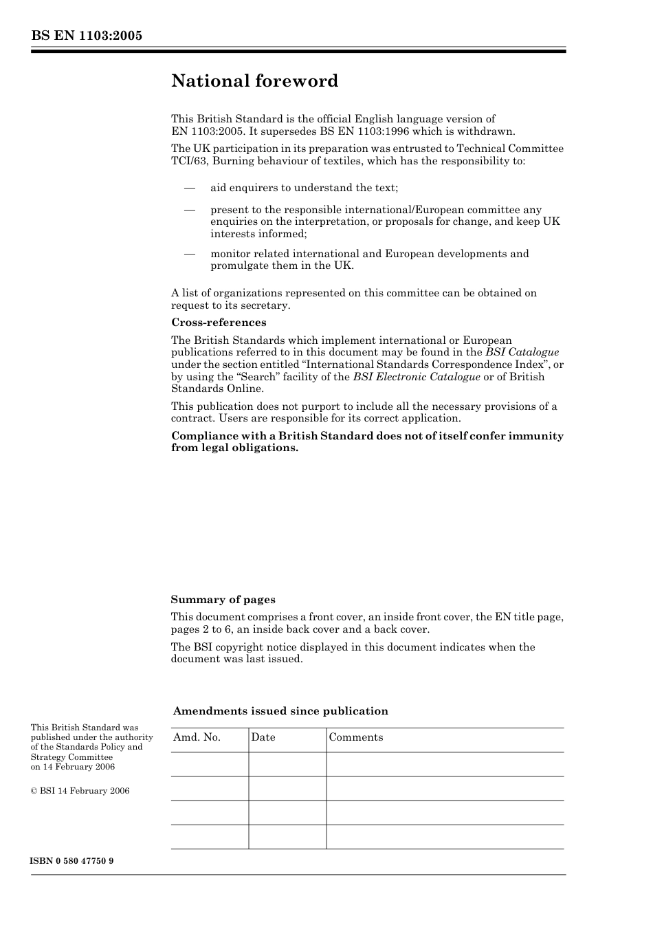 BS EN 01103-2005 (2006).pdf_第2页