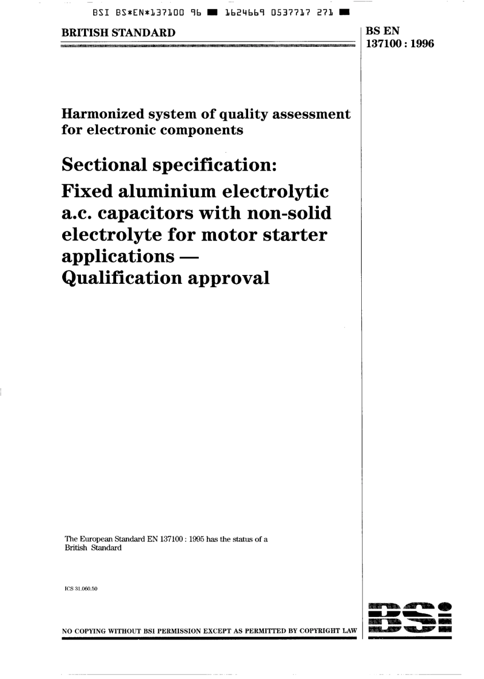 BS EN 137100-1996 scan.pdf_第1页