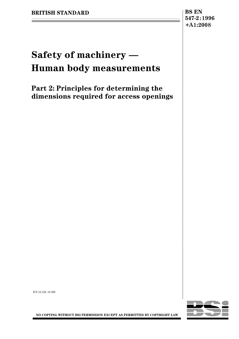 BS EN 00547-2-1996 + A1-2008.pdf_第1页