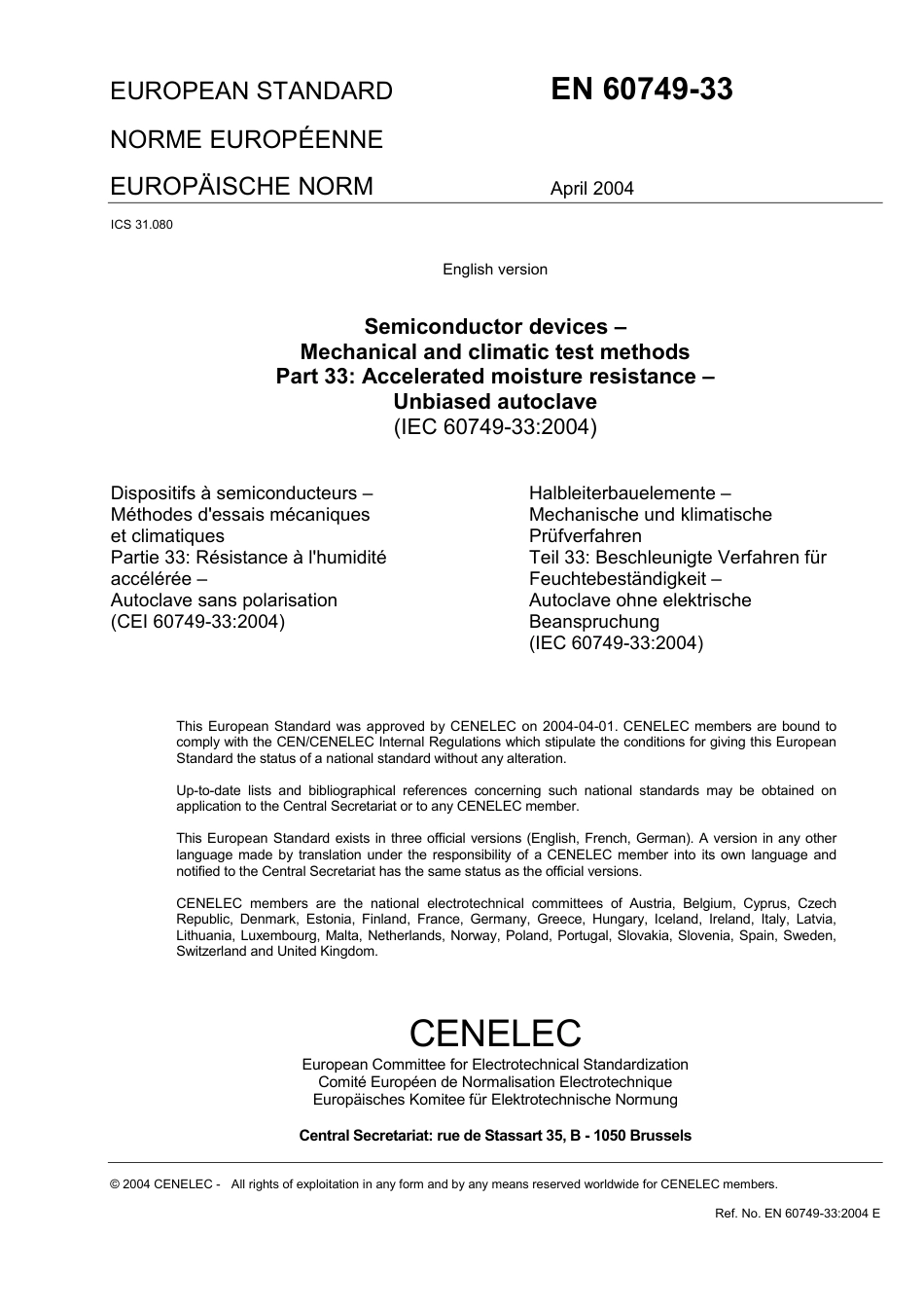 BS EN 60749-33-2004.pdf_第3页