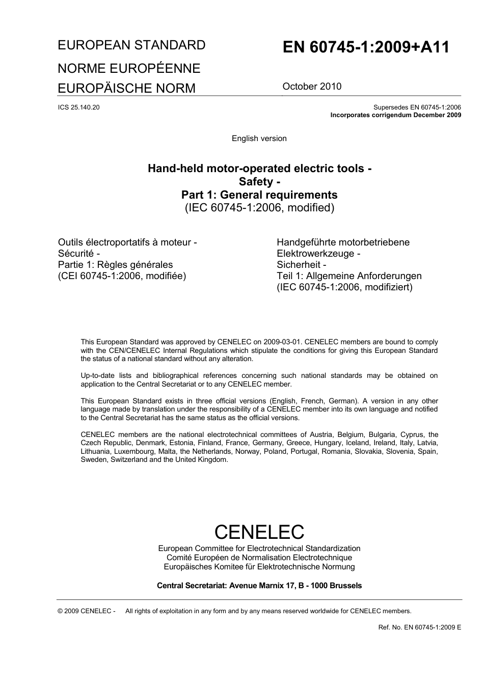 BS EN 60745-1-2009 + A11-2010.pdf_第3页