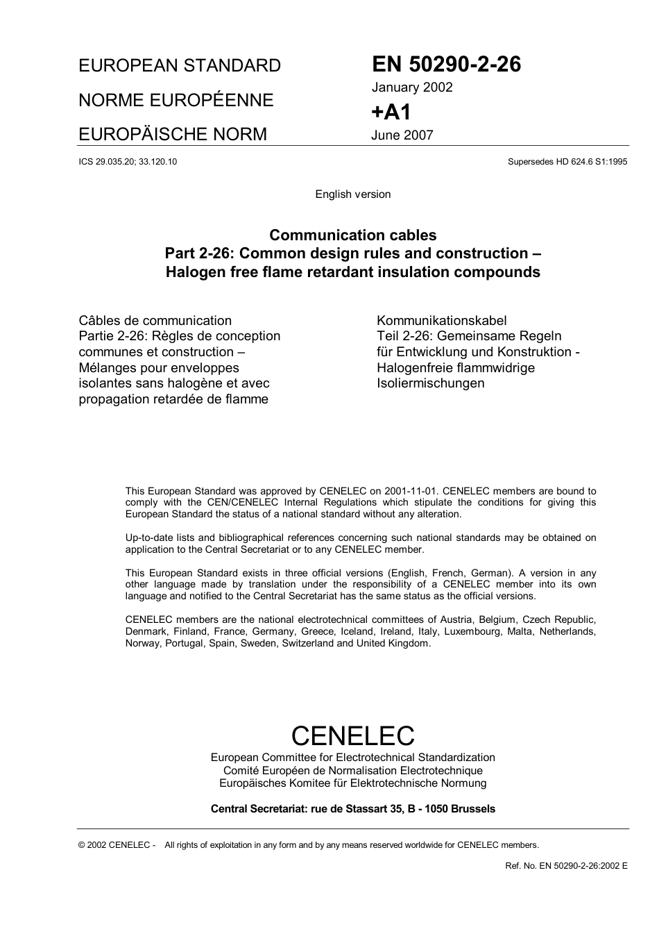 BS EN 50290-2-26-2002 (2007).pdf_第3页