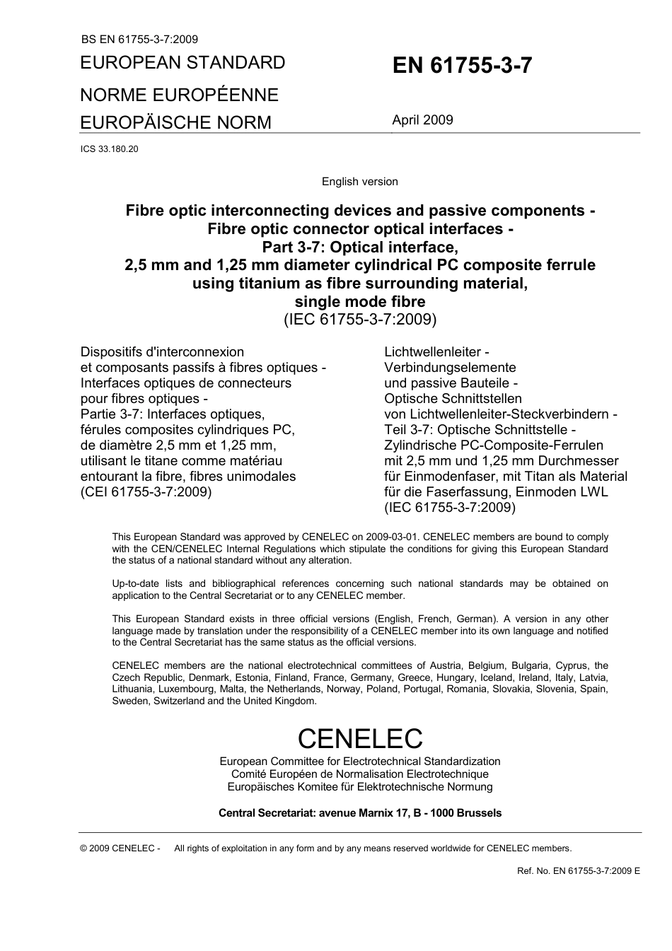 BS EN 61755-3-7-2009.pdf_第3页