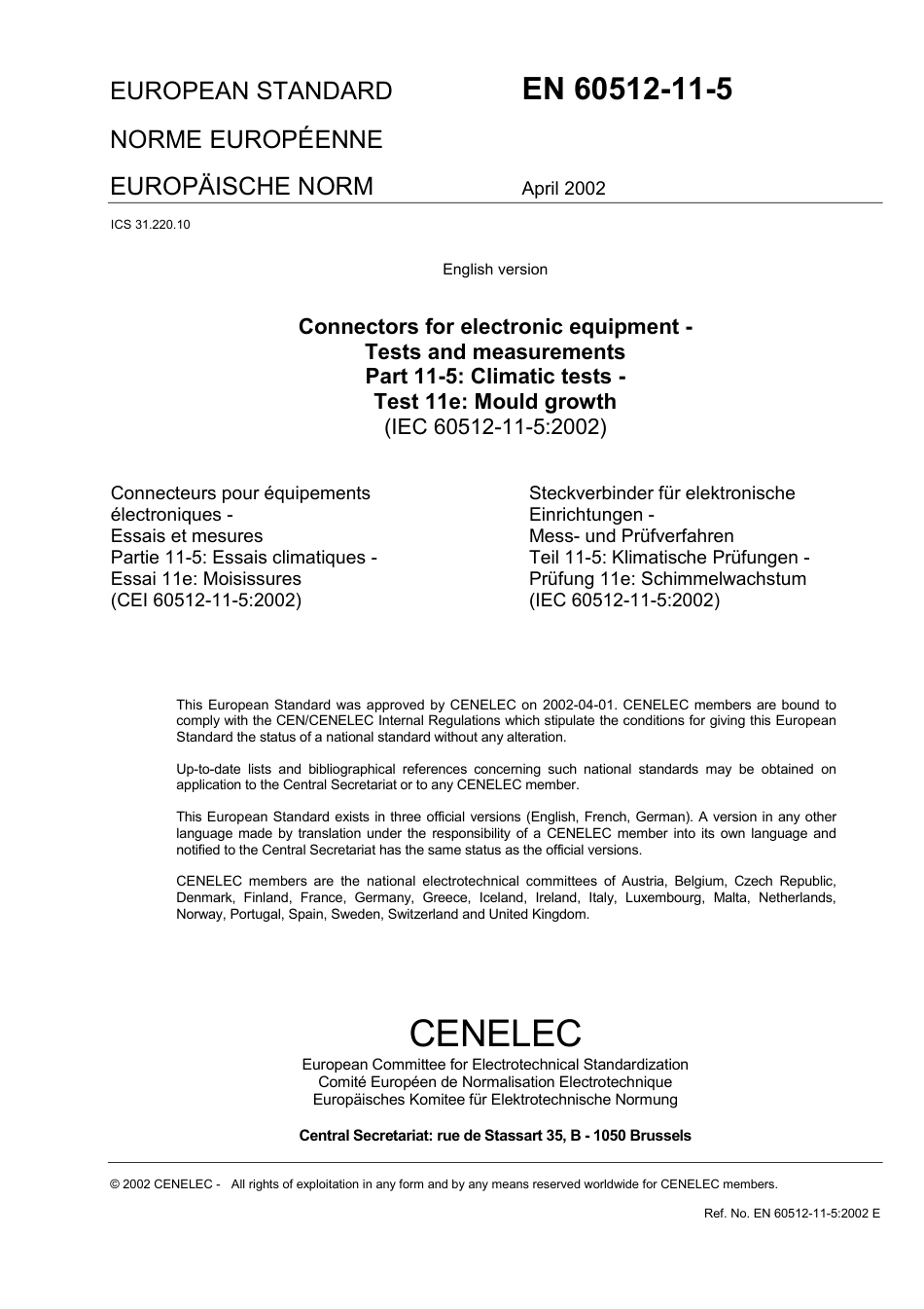 BS EN 60512-11-5-2002.pdf_第3页