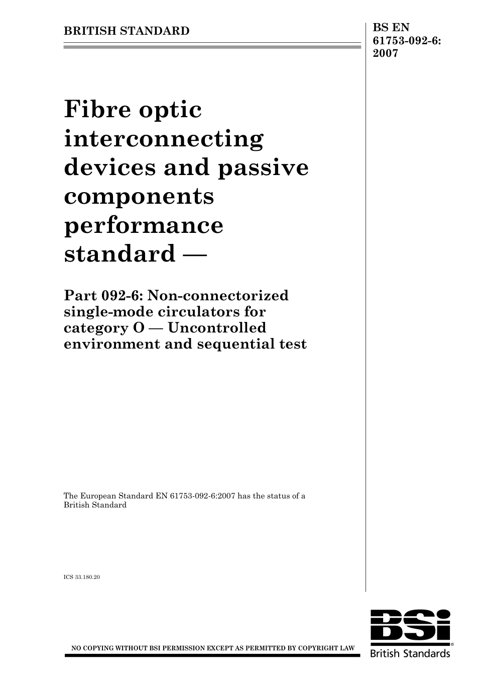 BS EN 61753-092-6-2007.pdf_第1页