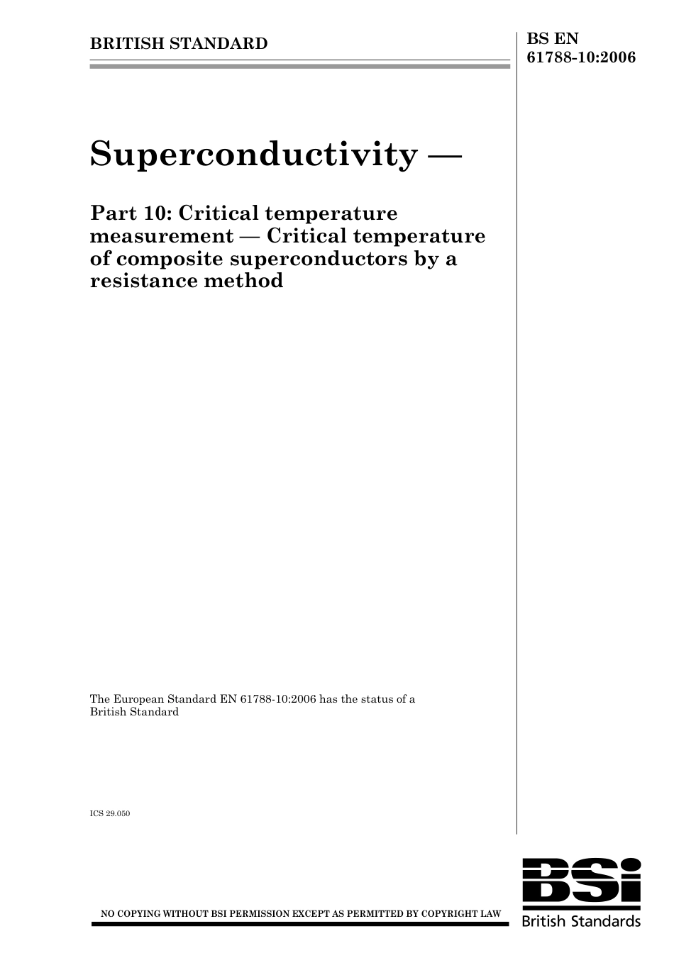 BS EN 61788-10-2006.pdf_第1页