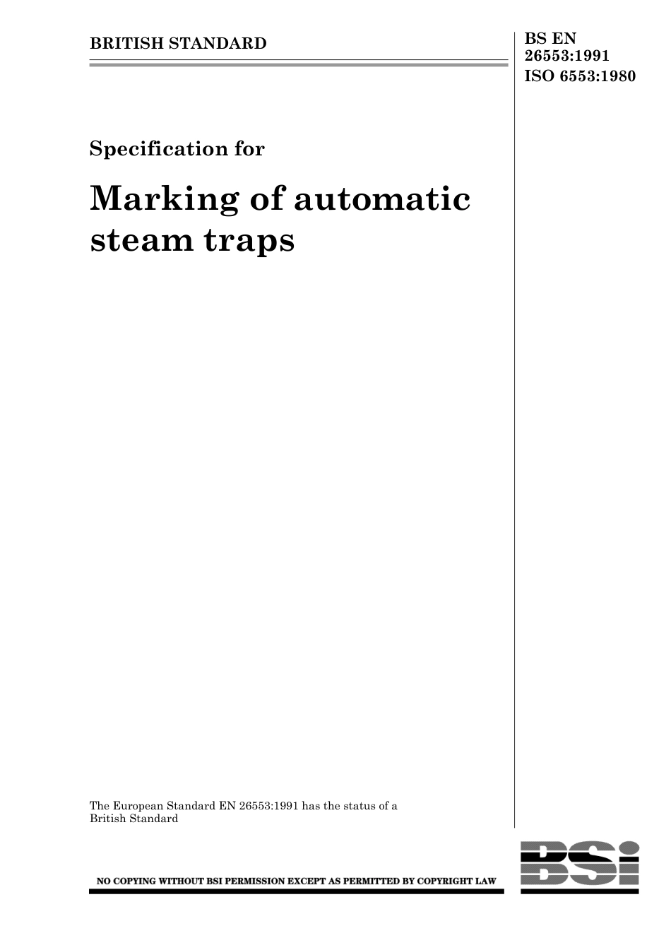 BS EN 26553-1991 (1999).pdf_第1页