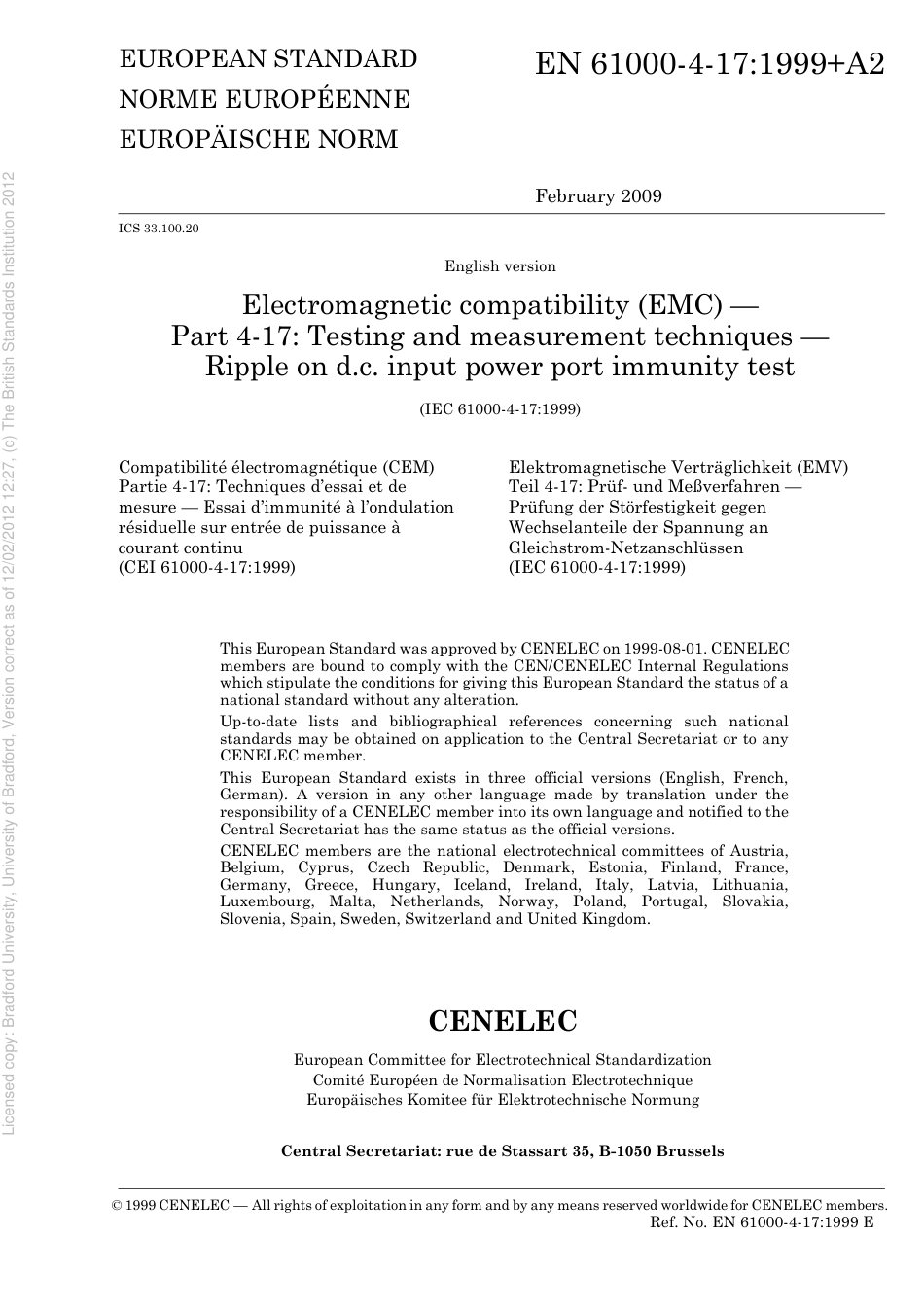 BS EN 61000-4-17-1999 + A2-2009.pdf_第3页