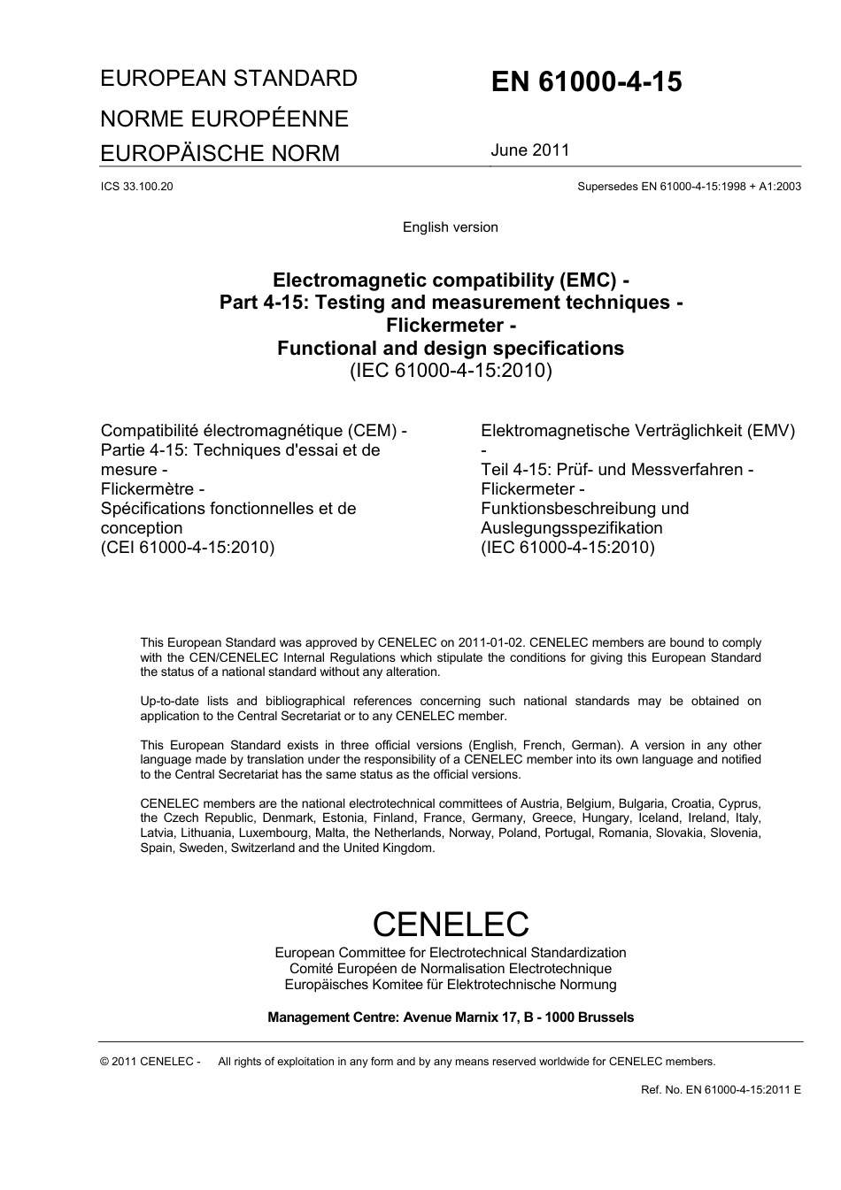 BS EN 61000-4-15-2011 (2012).pdf_第3页