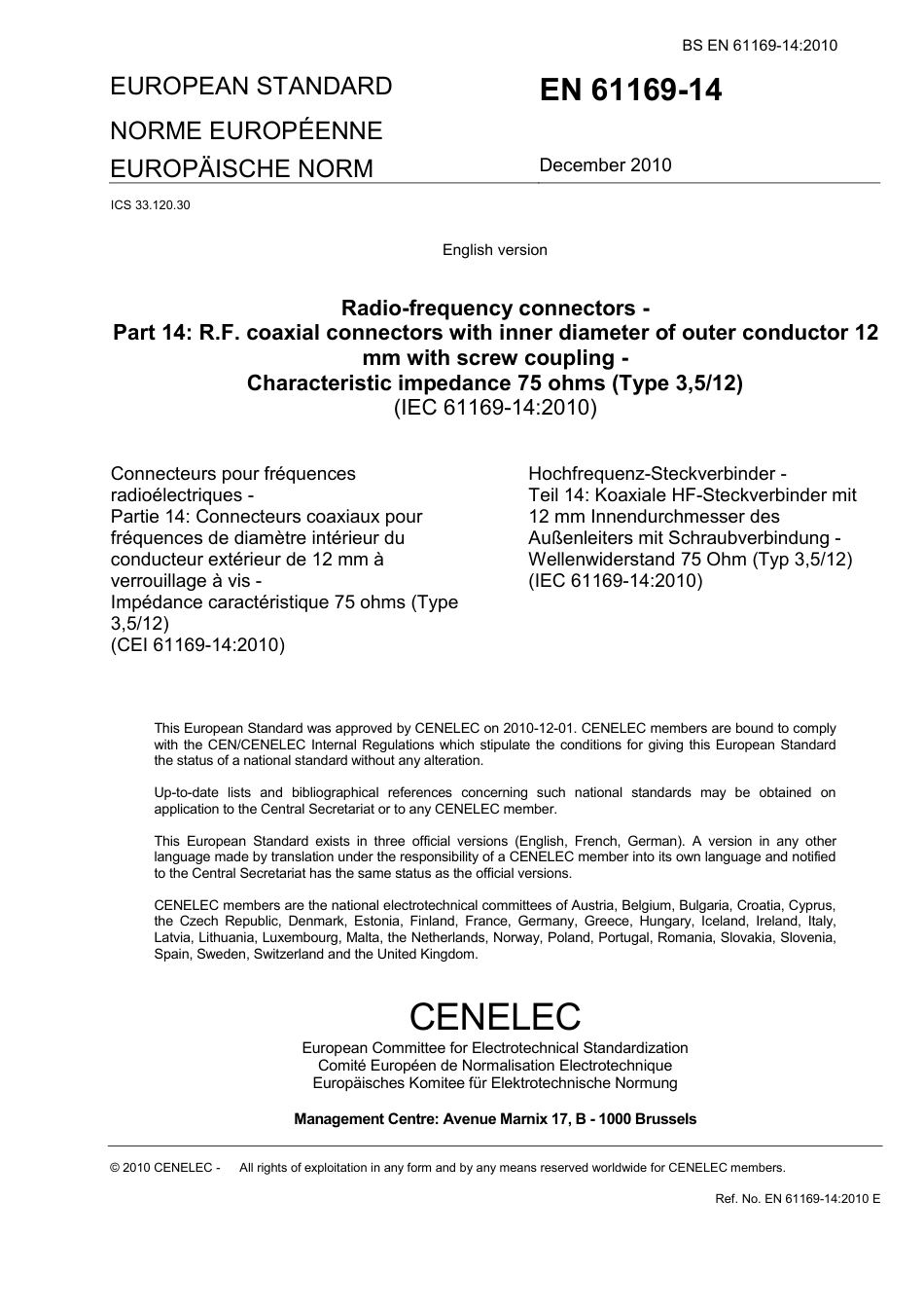 BS EN 61169-14-2010.pdf_第3页