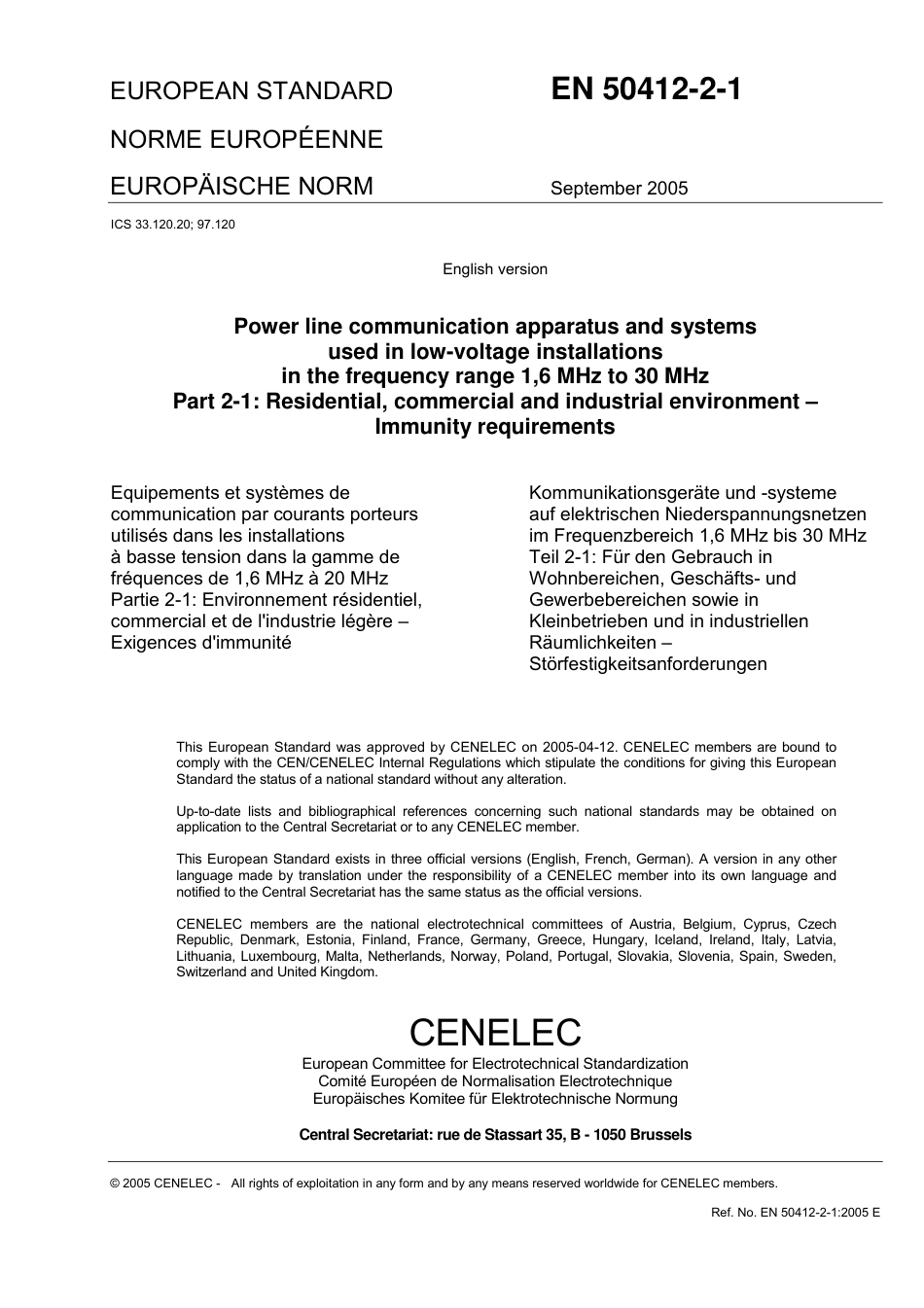 BS EN 50412-2-1-2005.pdf_第3页