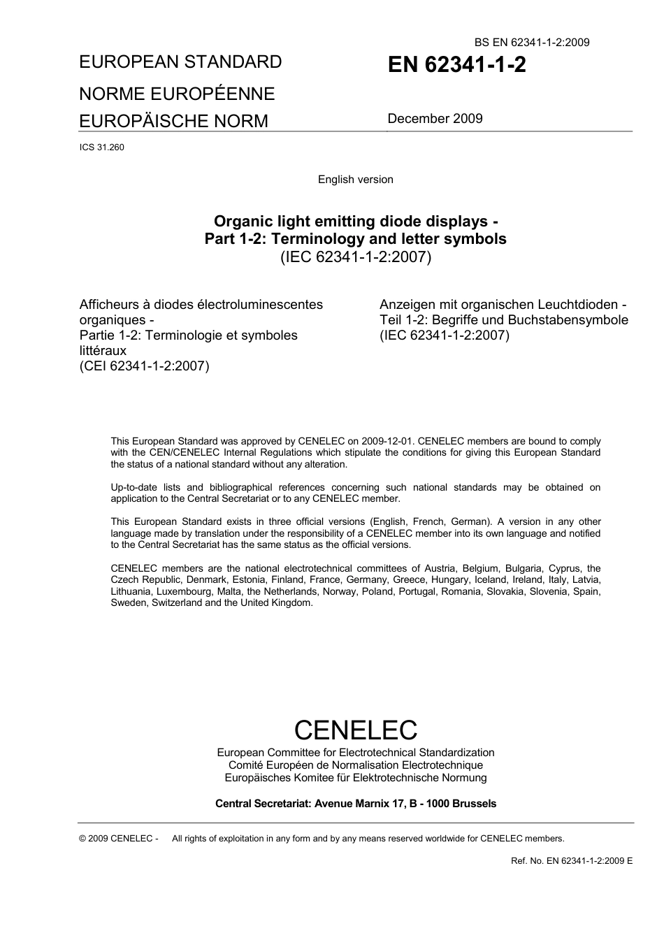 BS EN 62341-1-2-2009.pdf_第3页