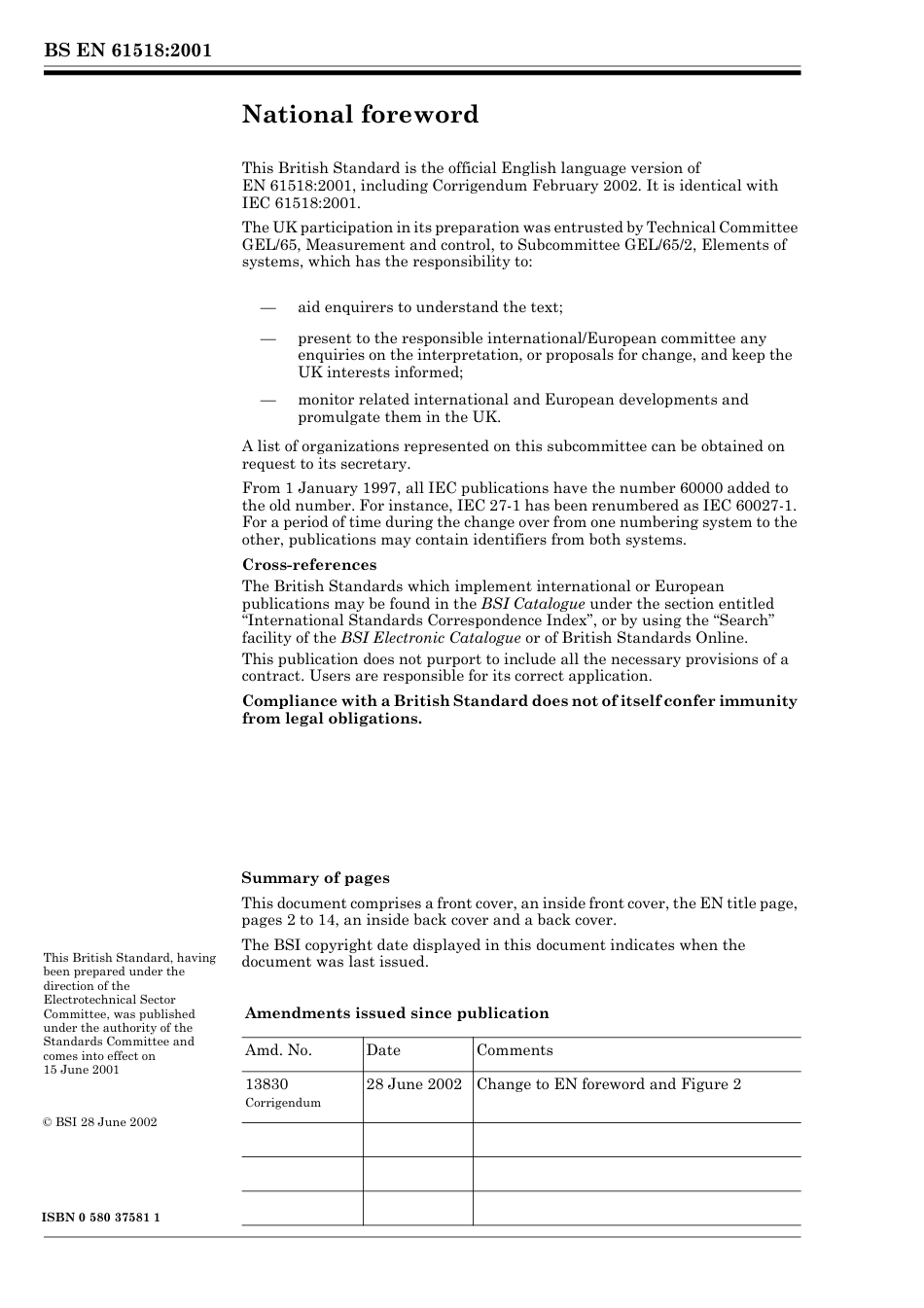 BS EN 61518-2001 (2002).pdf_第2页