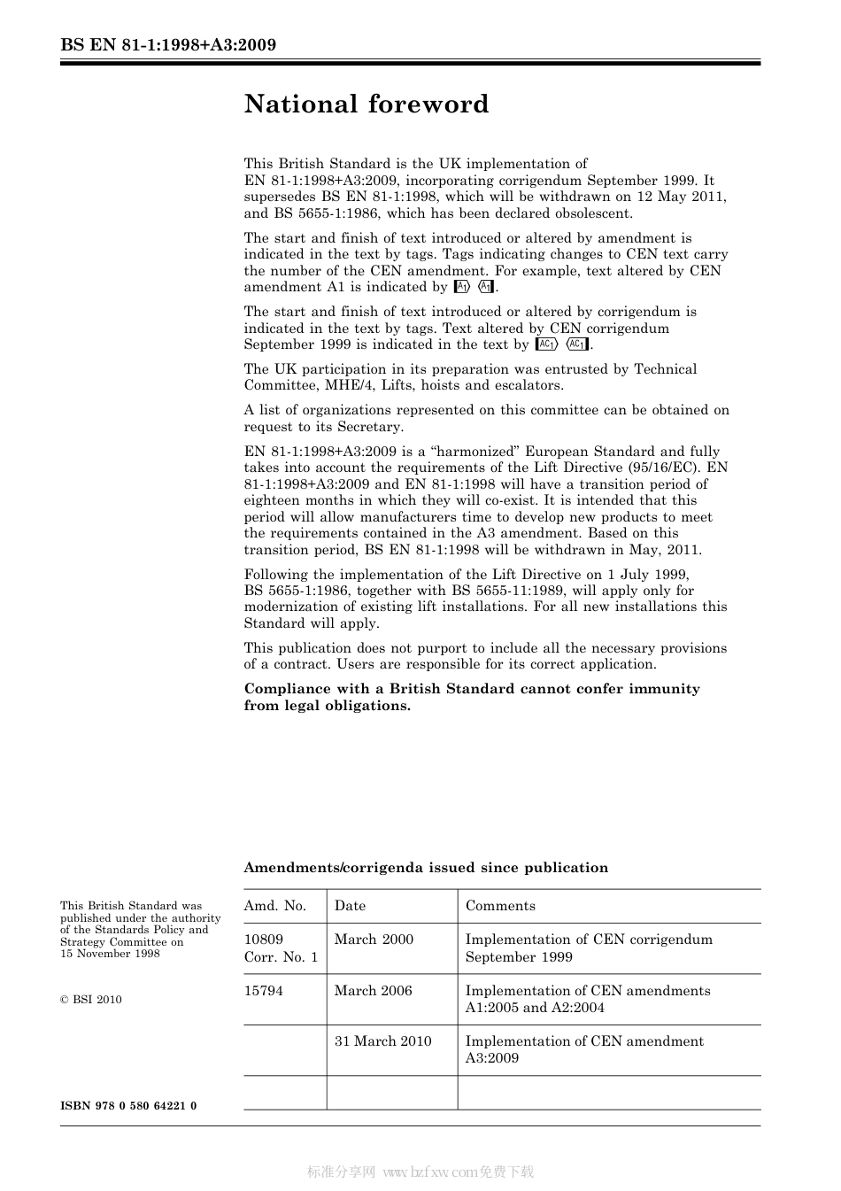 BS EN 00081-1-1998 + A3-2009.pdf_第2页