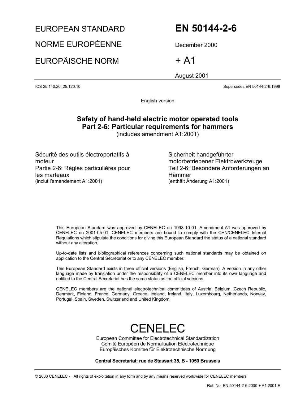 BS EN 50144-2-6-2001 (2002).pdf_第3页