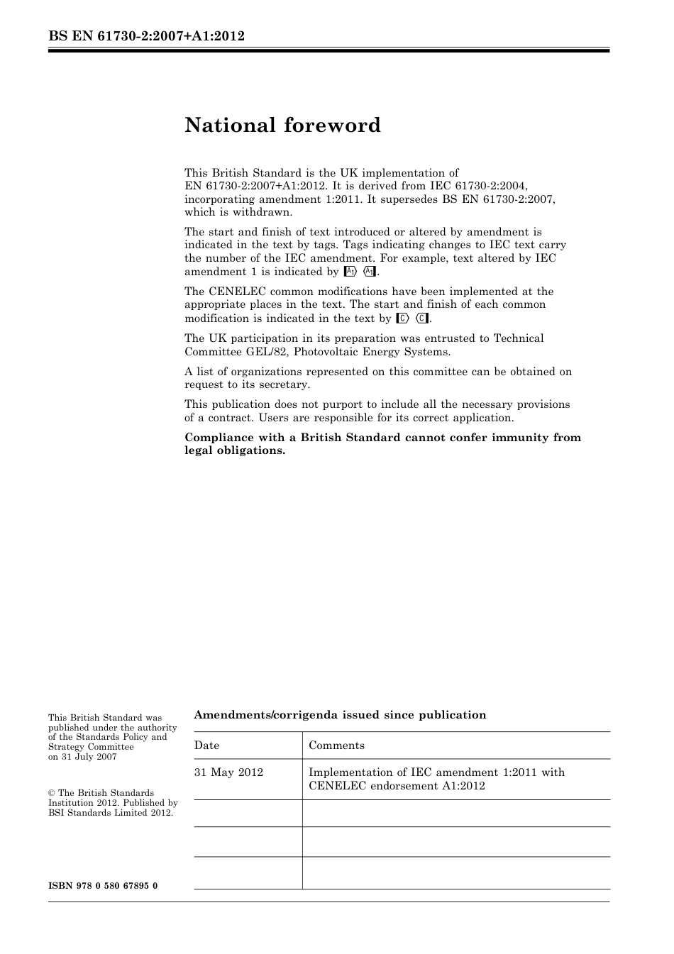 BS EN 61730-2-2007 + A1-2012.pdf_第2页