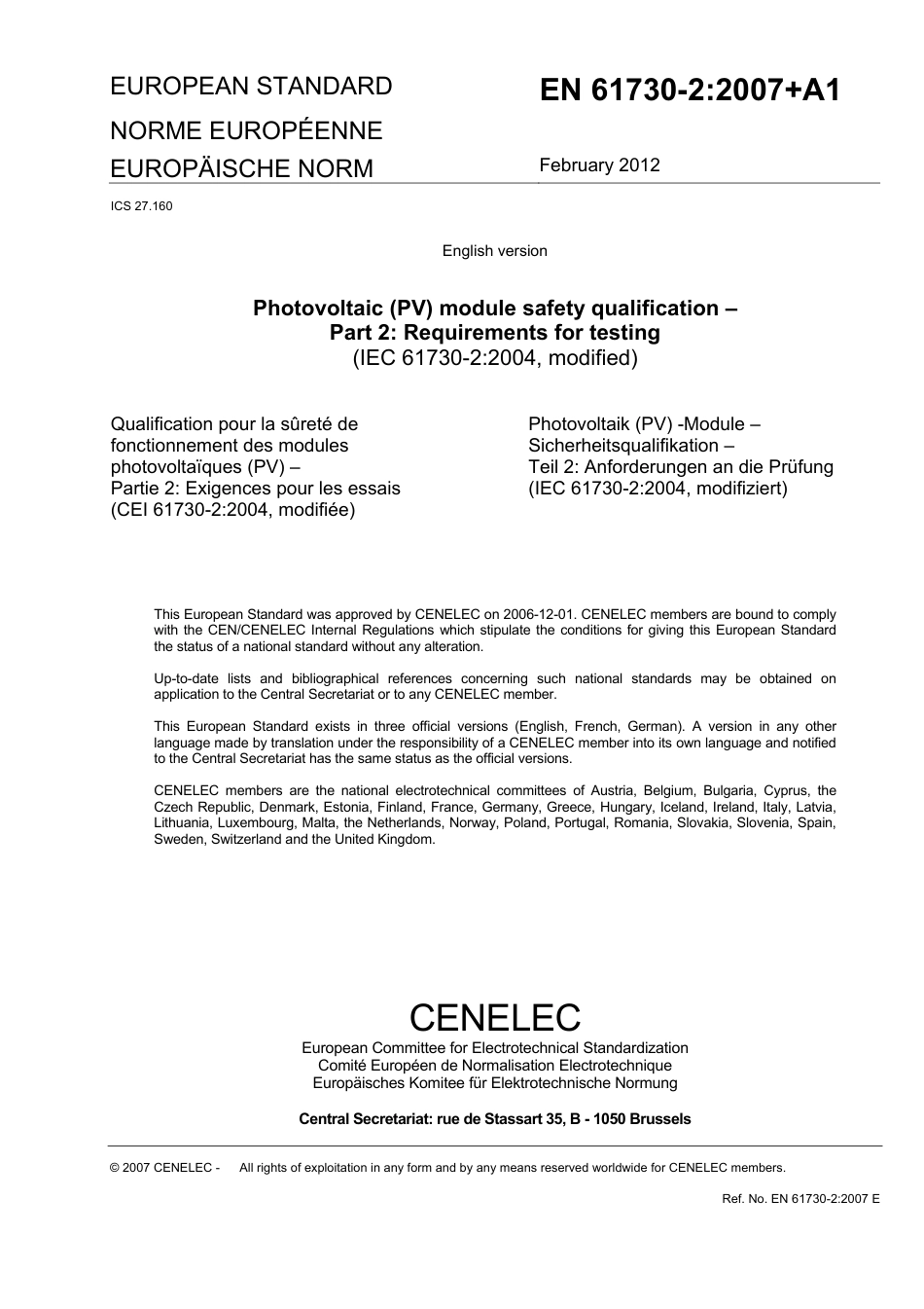 BS EN 61730-2-2007 + A1-2012.pdf_第3页