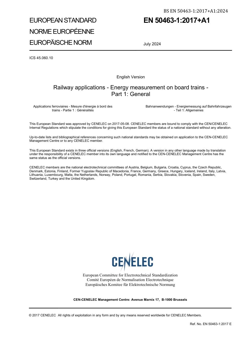 BS EN 50463-1-2017 + A1-2024.pdf_第3页