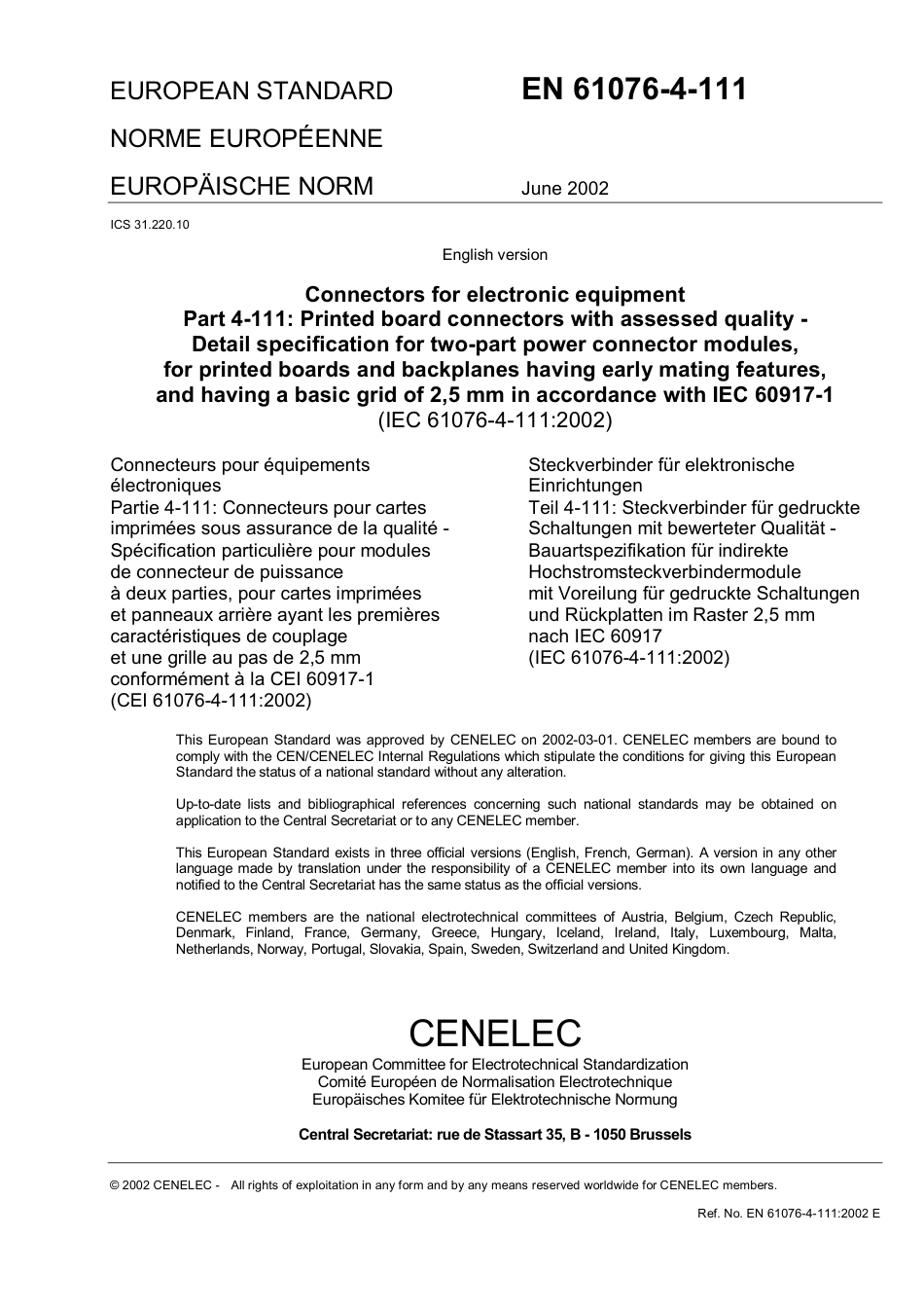 BS EN 61076-4-111-2002.pdf_第3页