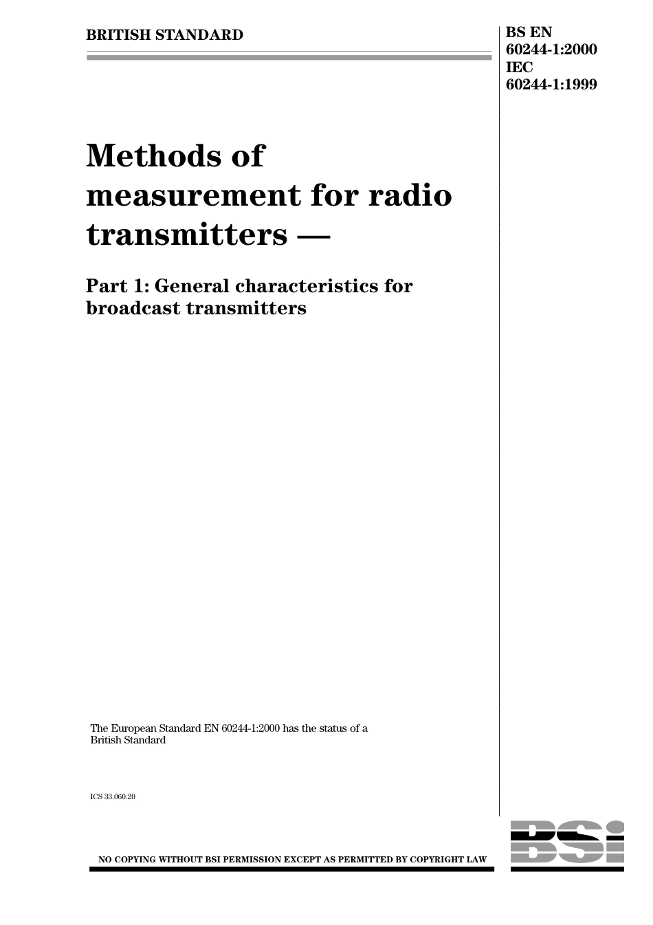 BS EN 60244-1-2000.pdf_第1页