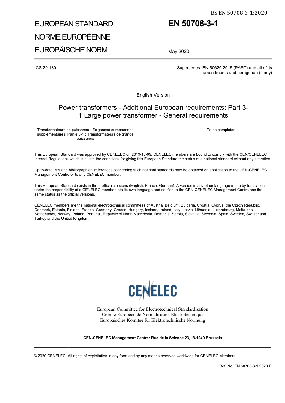 BS EN 50708-3-1-2020.pdf_第3页