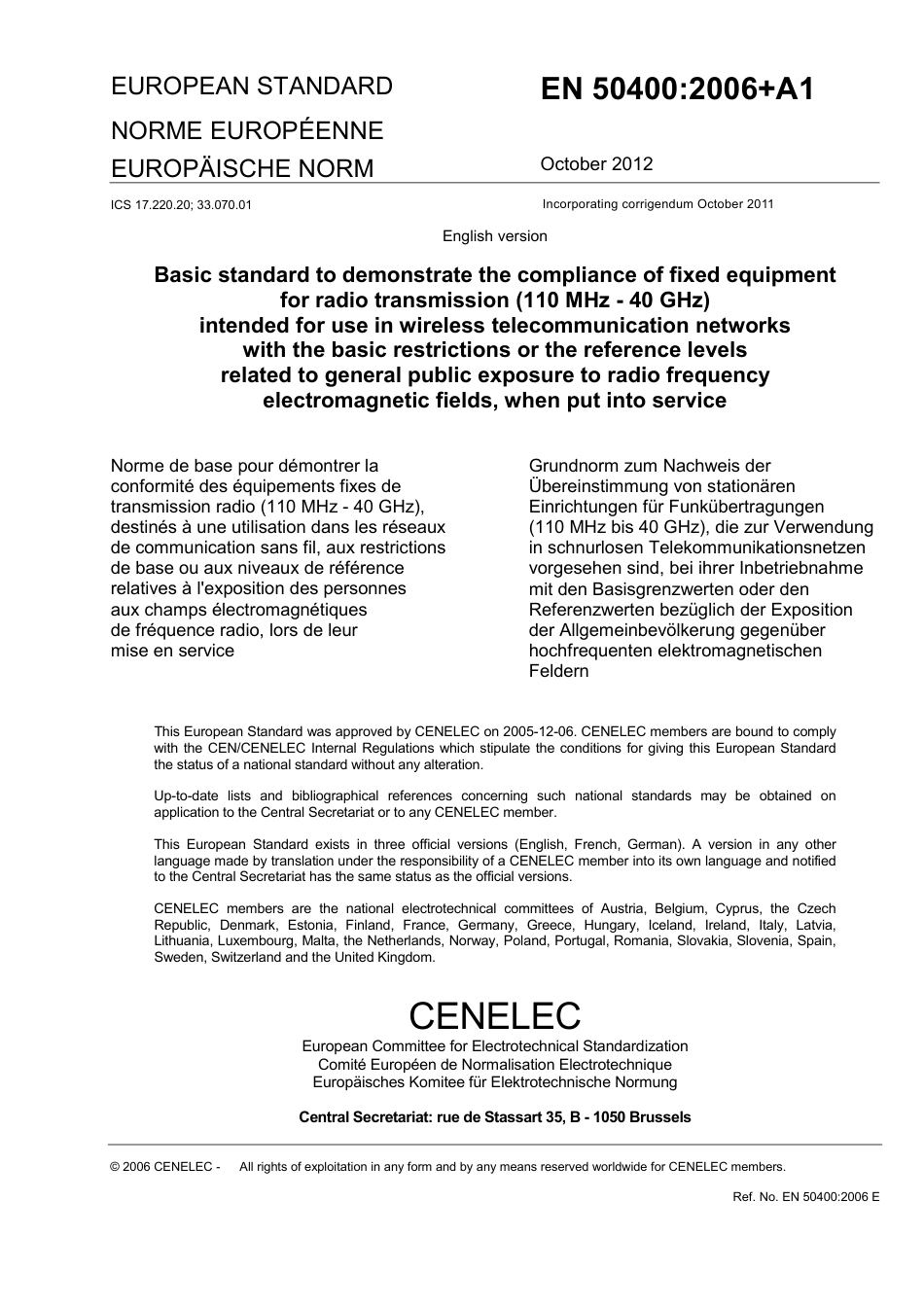 BS EN 50400-2006 + A1-2012 (2013).pdf_第3页