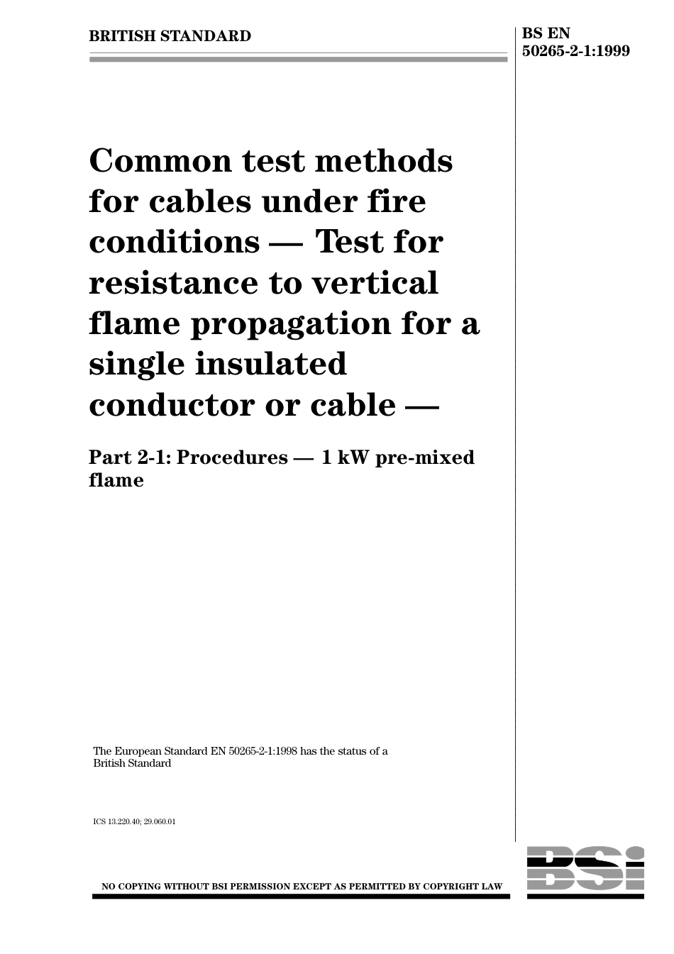 BS EN 50265-2-1-1999.pdf_第1页