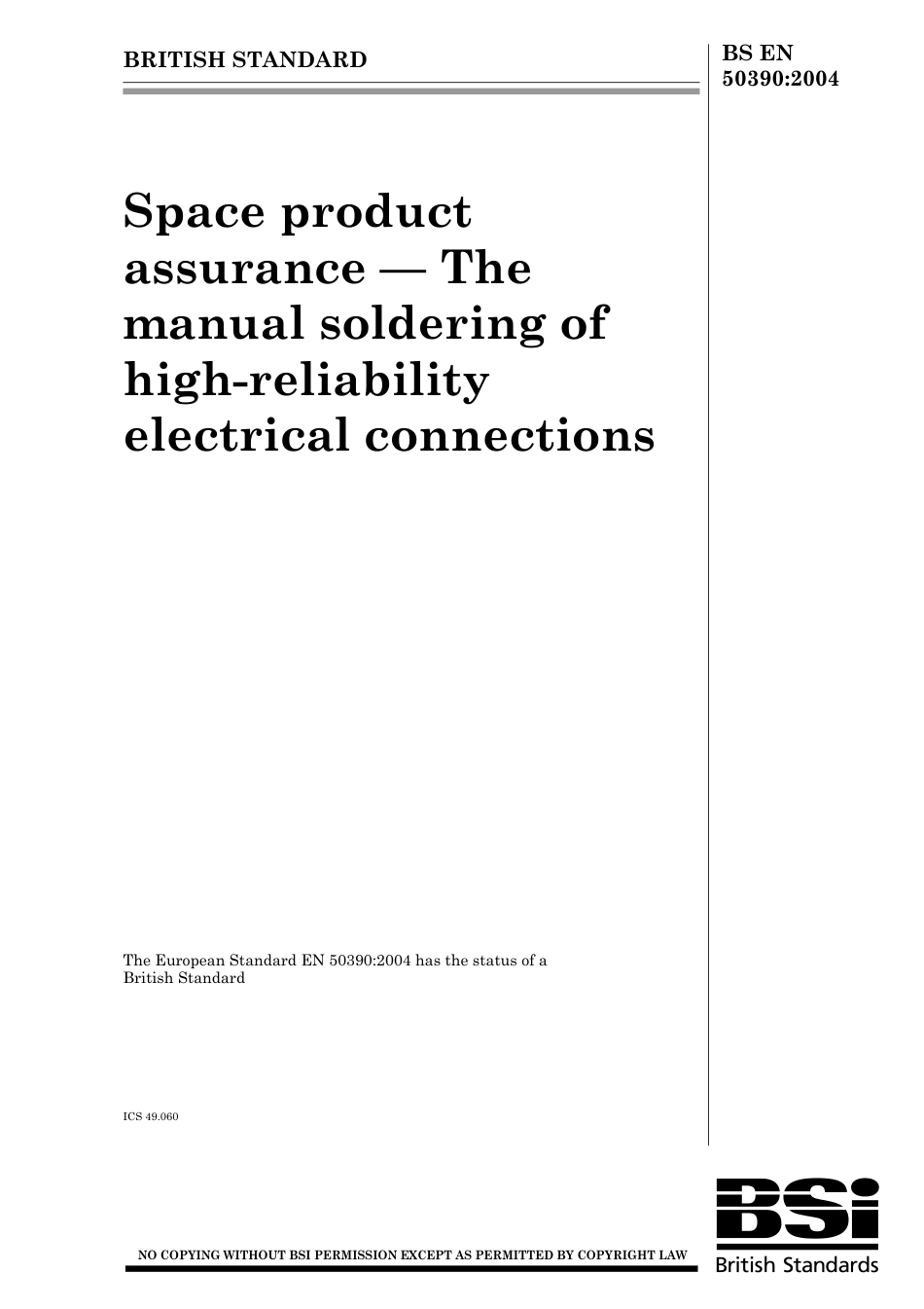 BS EN 50390-2004.pdf_第1页