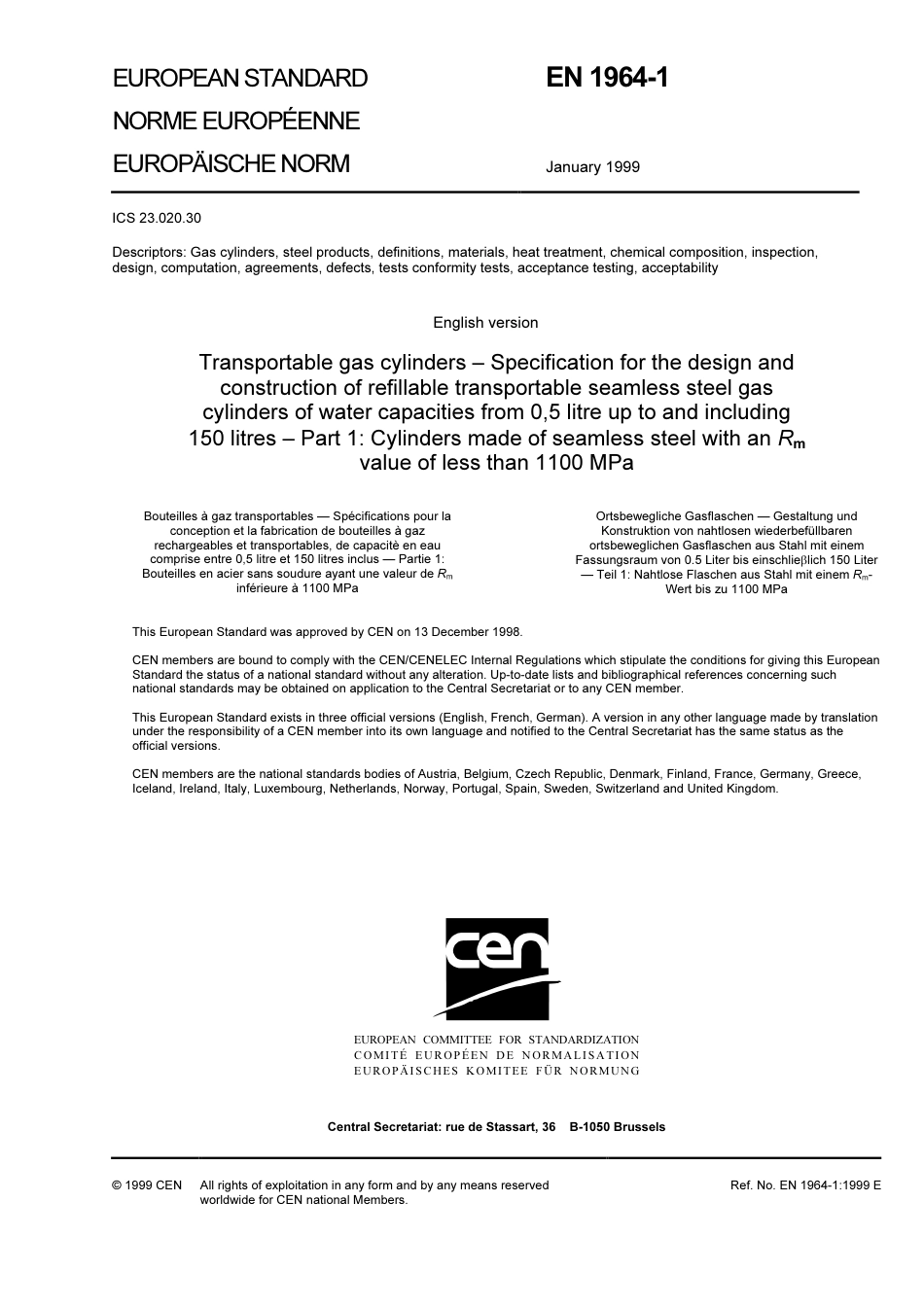 BS EN 01964-1-2000.pdf_第3页