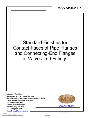 MSS SP-6-2007 管法兰以及阀门和管件端法兰的接触面标准精度.pdf