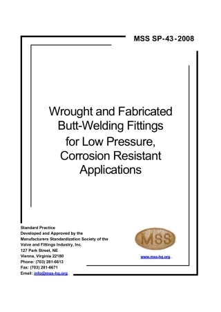MSS SP-43-2008 锻制不锈钢对焊管件.pdf